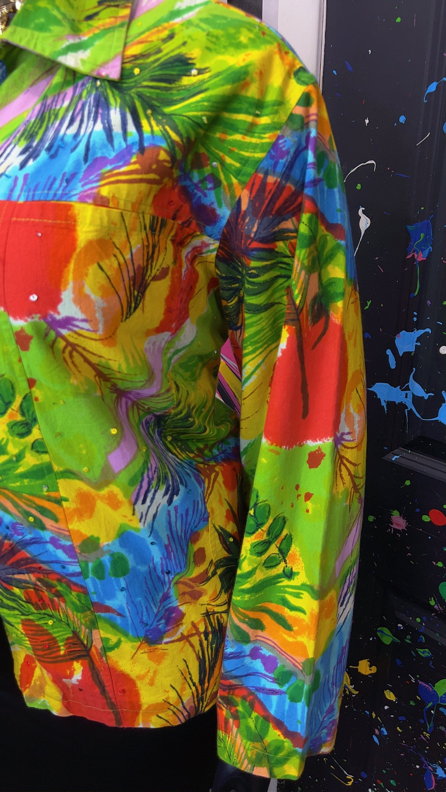 Vintage Floral Sequin Jacket (24)