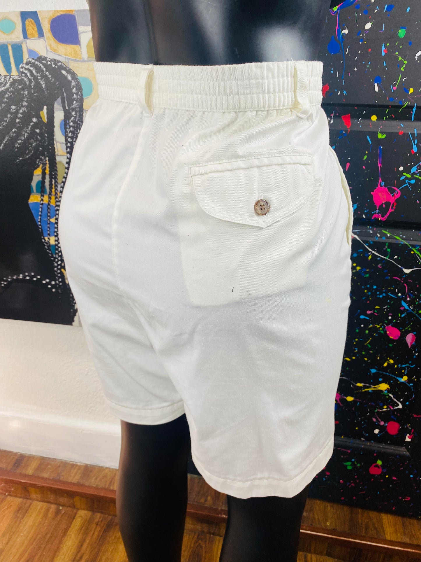 Vintage White Shorts