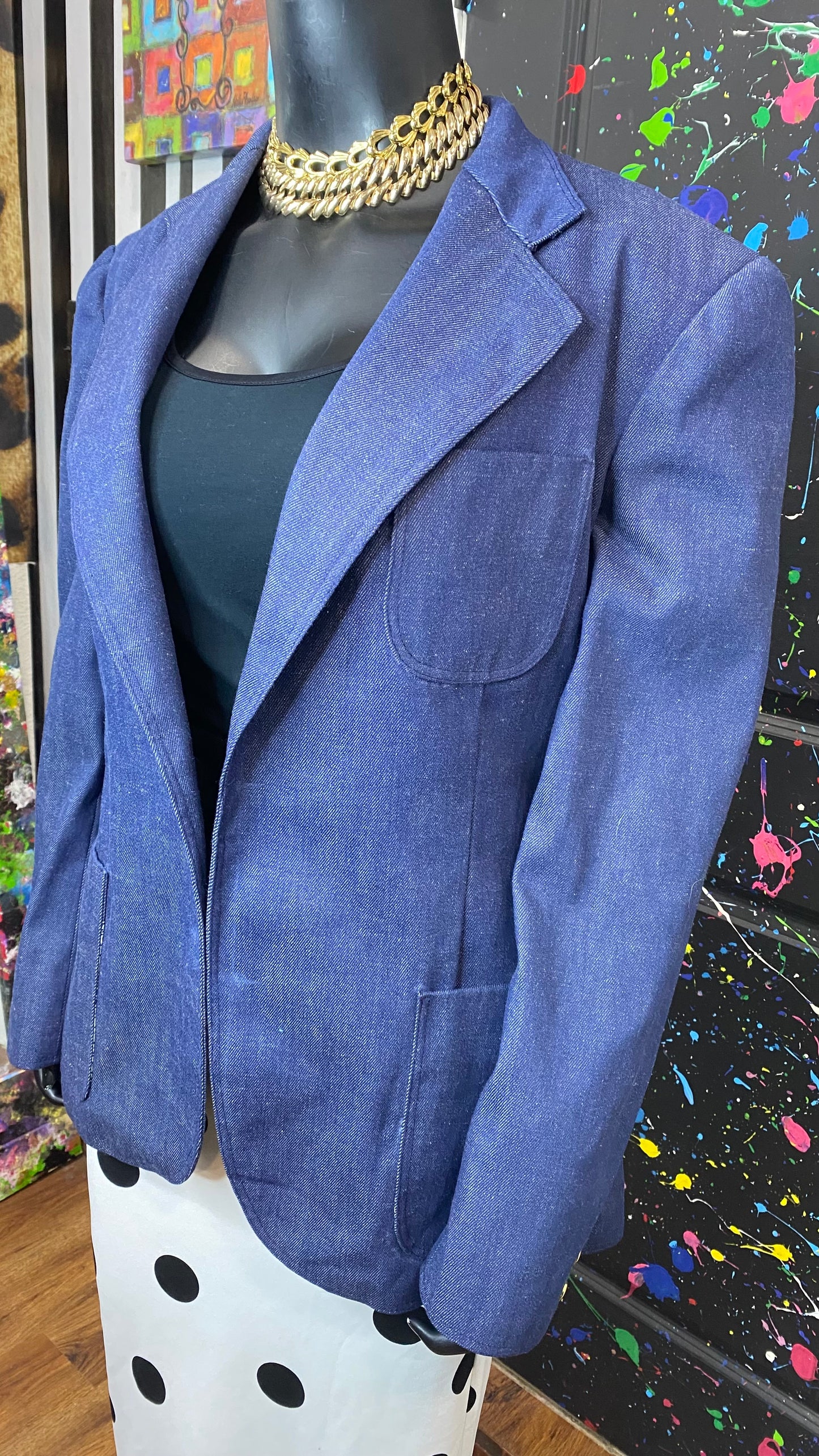 Vintage Denim Blazer (16)