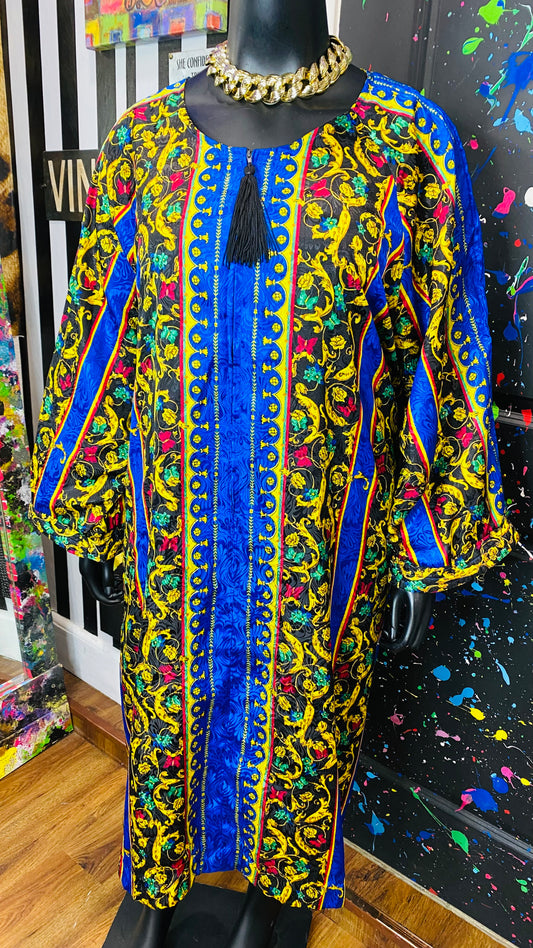 Vintage Tassle Zipper Gown (OS)