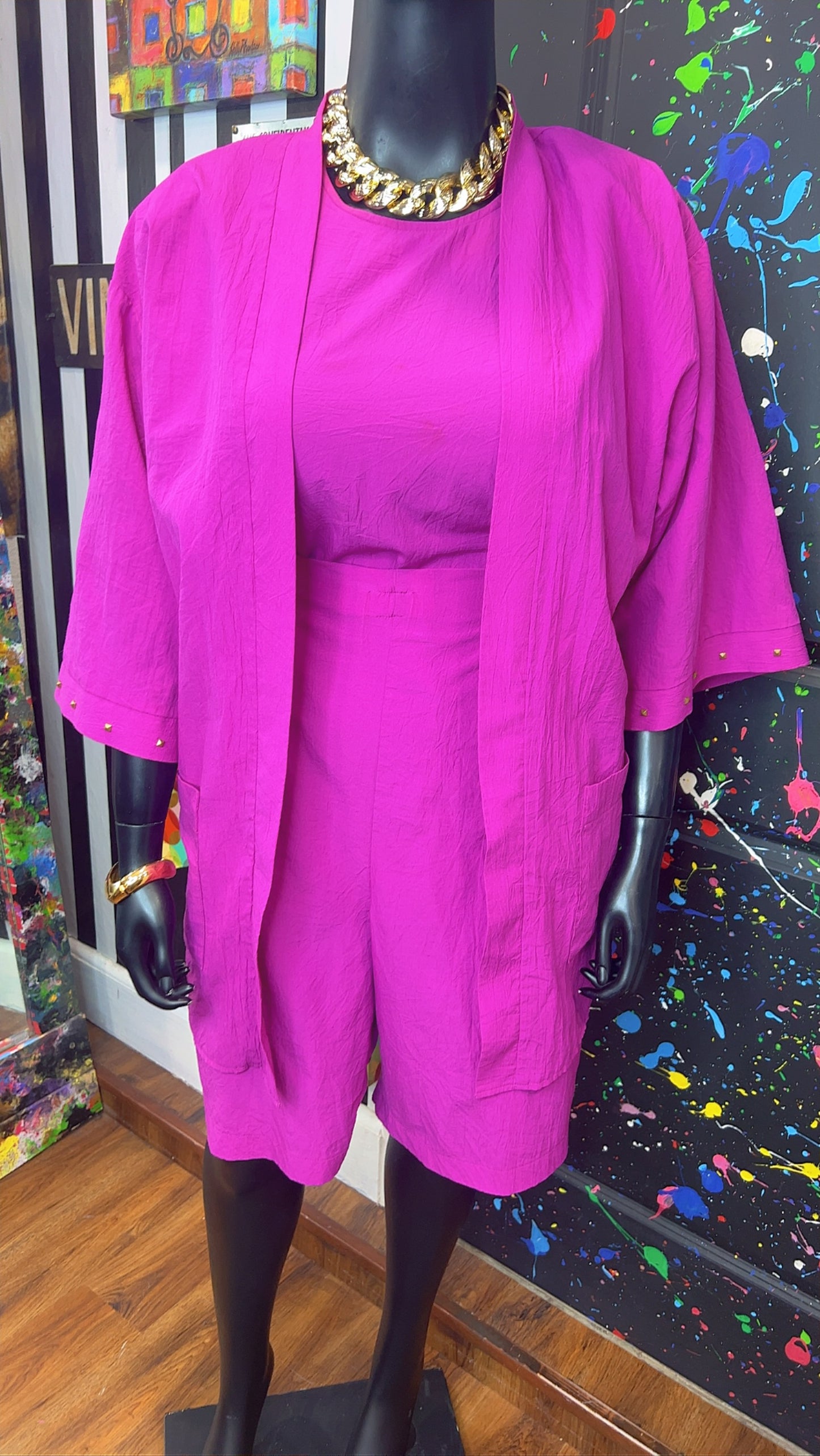Vintage Shorts Set w/ Matching Duster (24W)