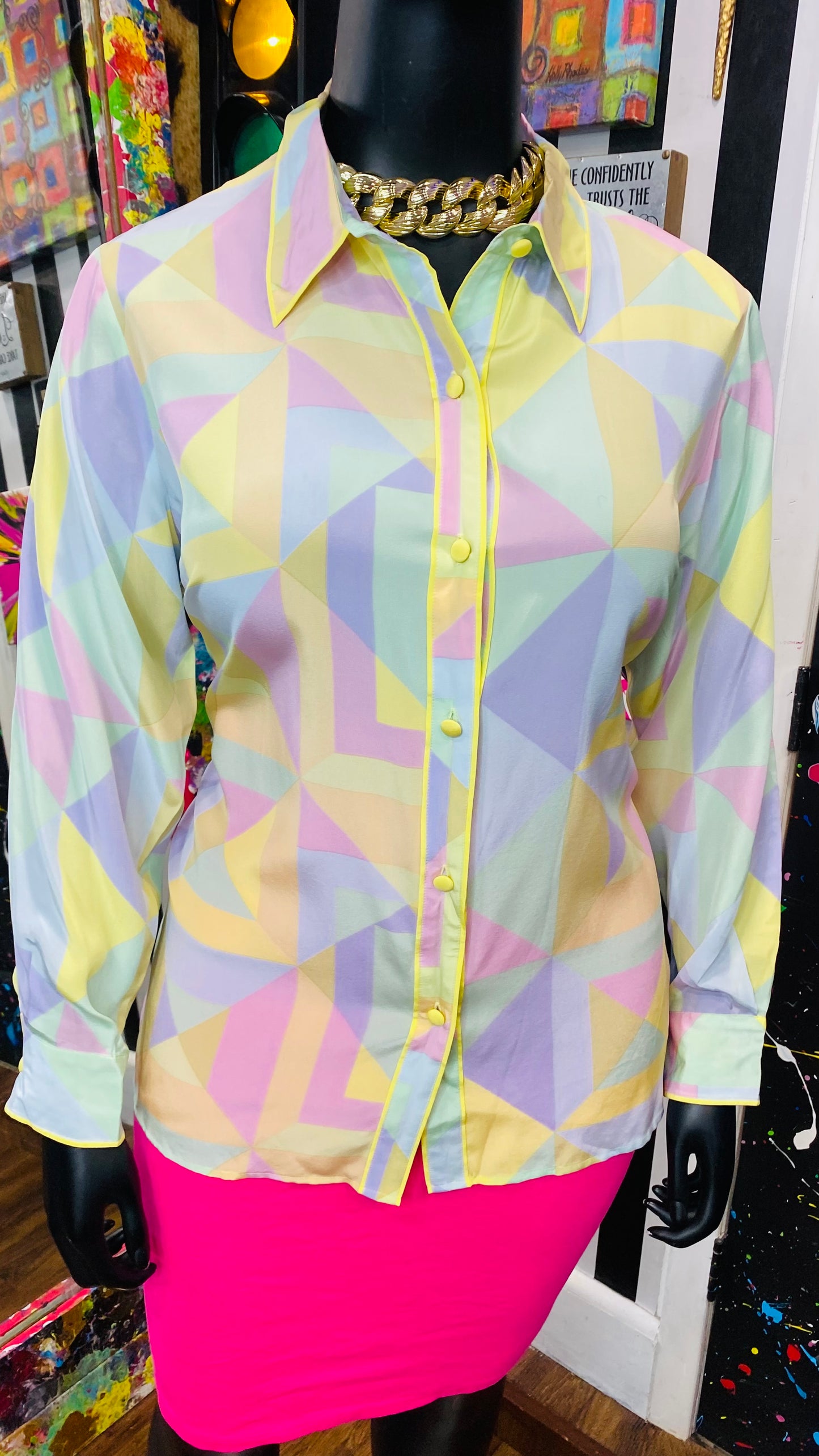 Plus Size Vintage Silk Pastel Blouse (18)