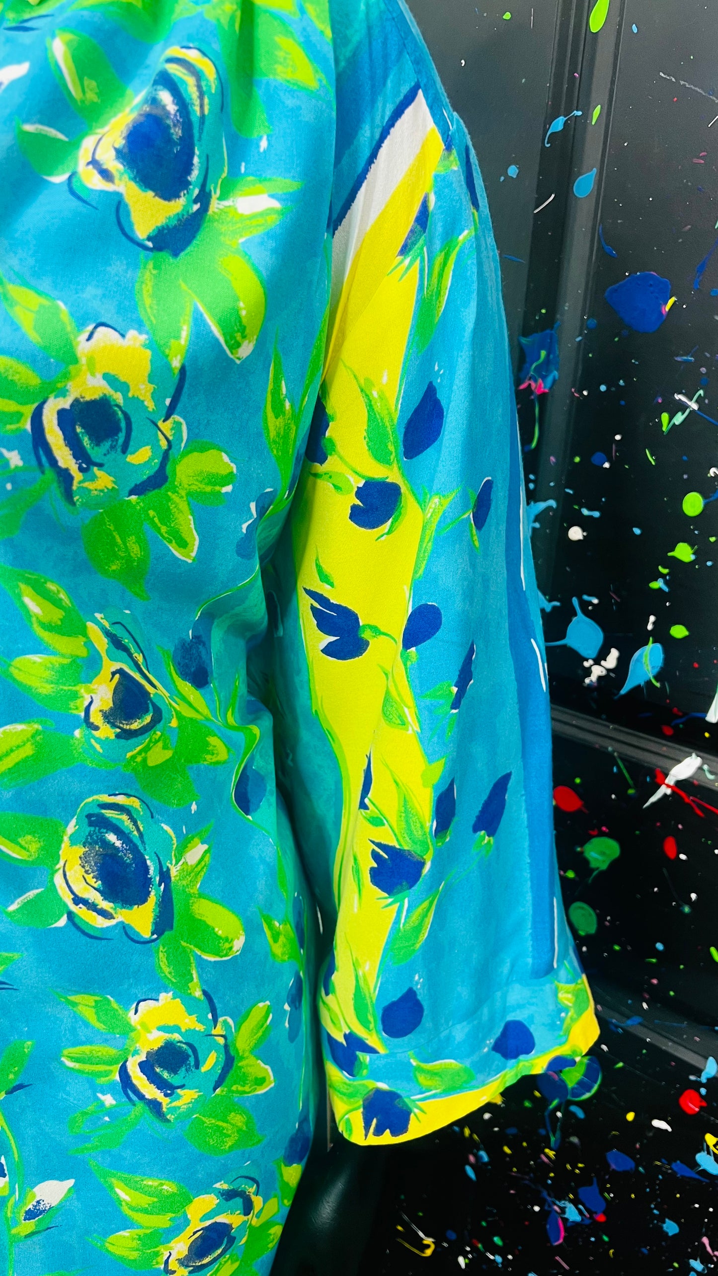 Vintage Rayon Vibrant Personal Touch Blouse (26/28)