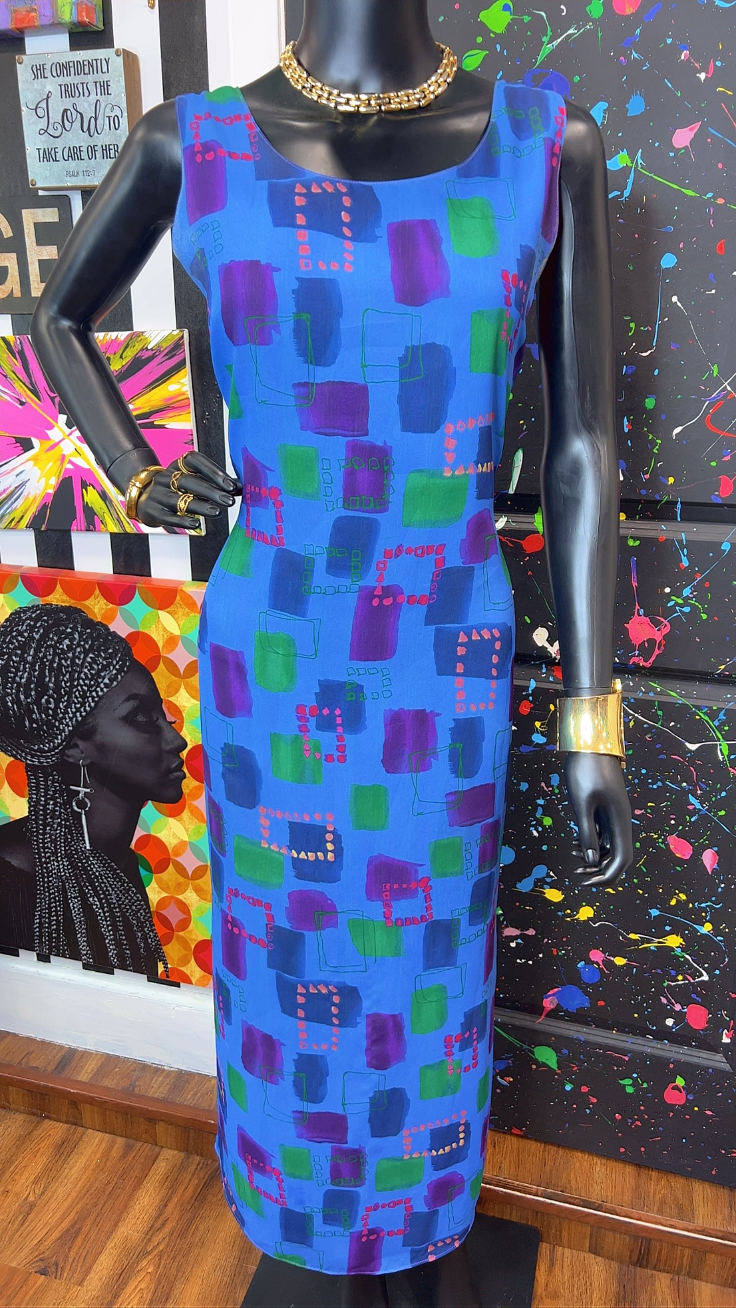 Vintage 90’s Reversible Spring Dress (12)