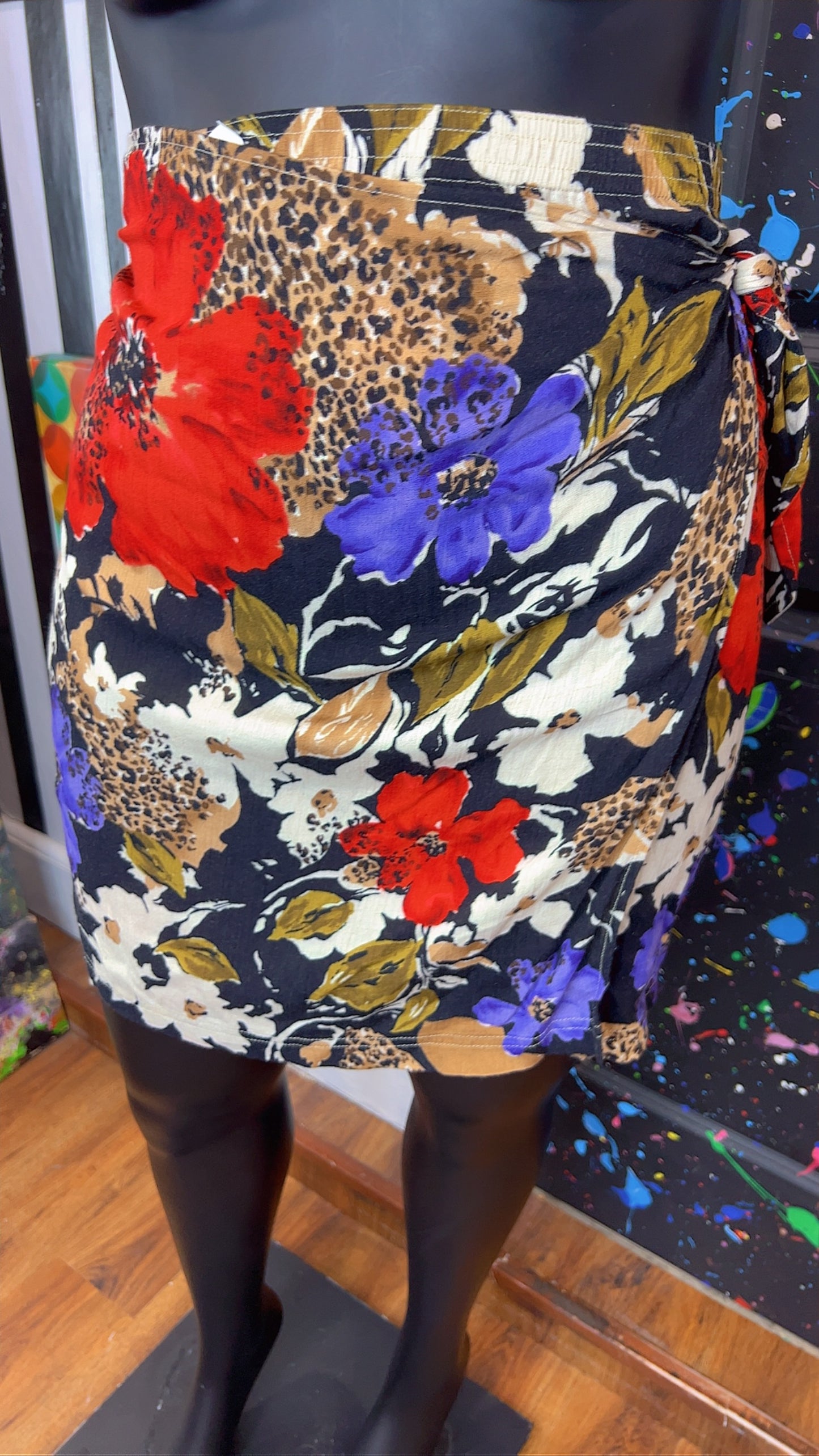 Vintage Deadstock Carole Little Sarong Skirt (14)