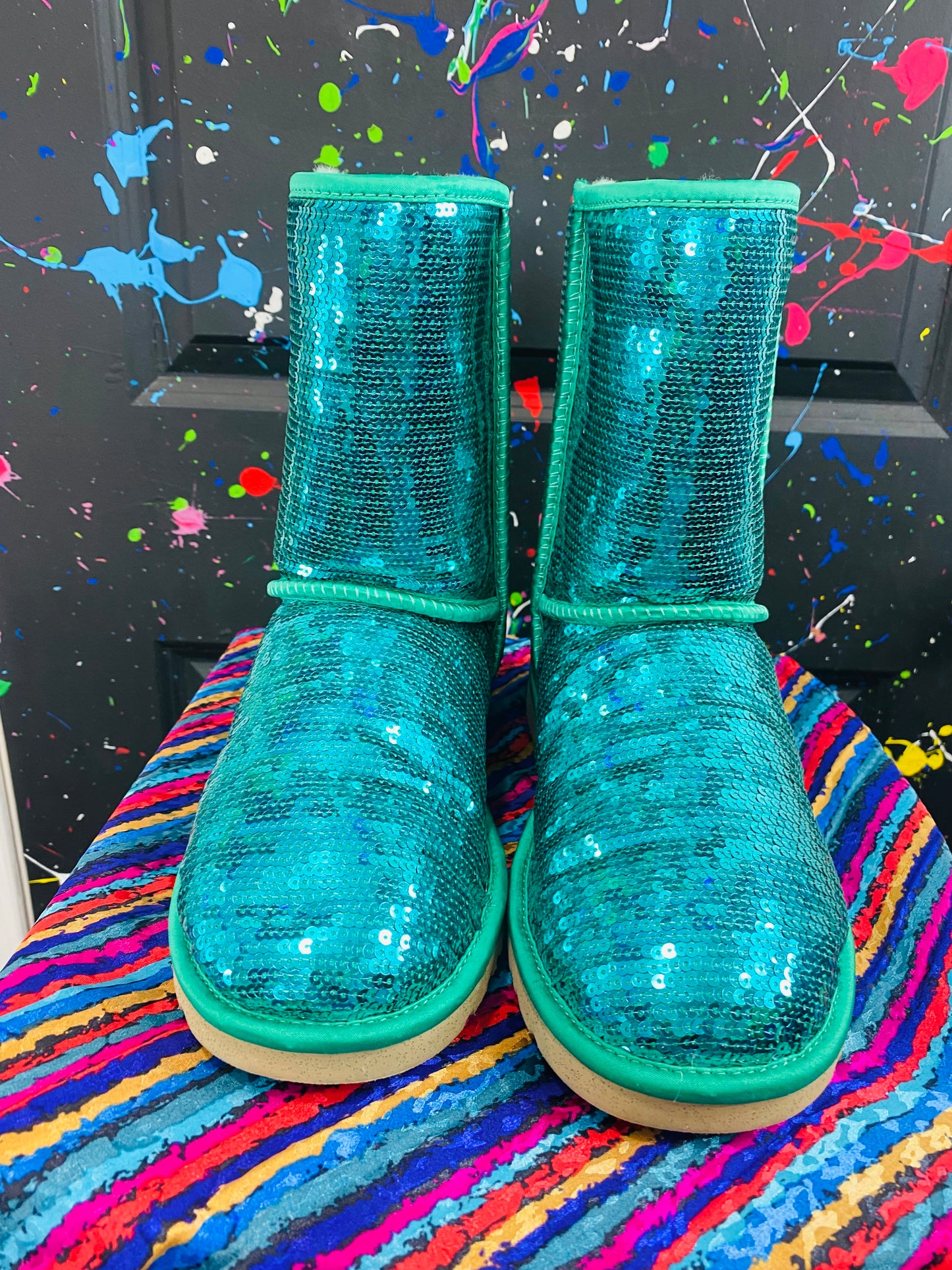 Embellished Uggs- Teal