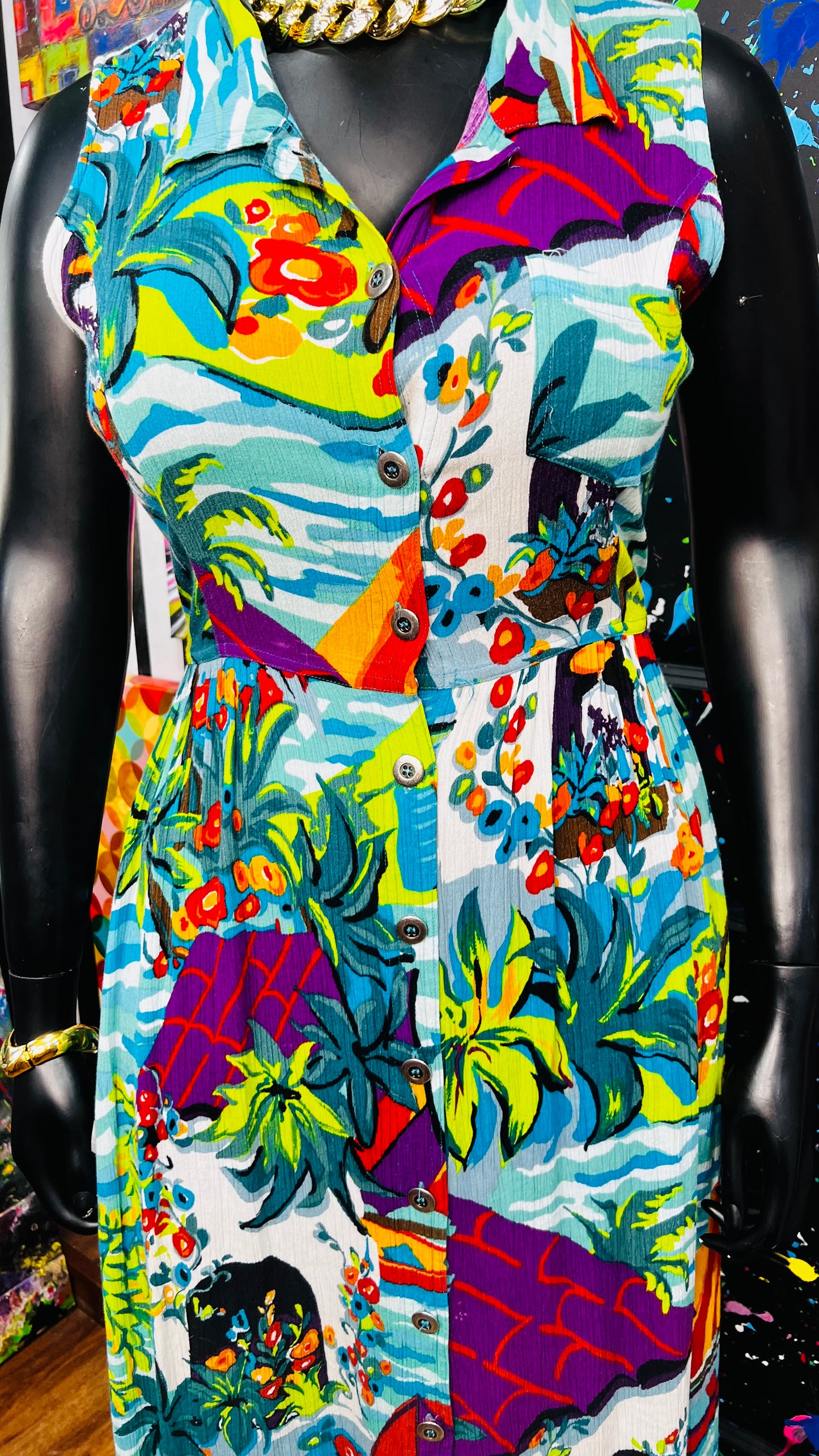 Vintage Carole Little Dress Duster (14/16)
