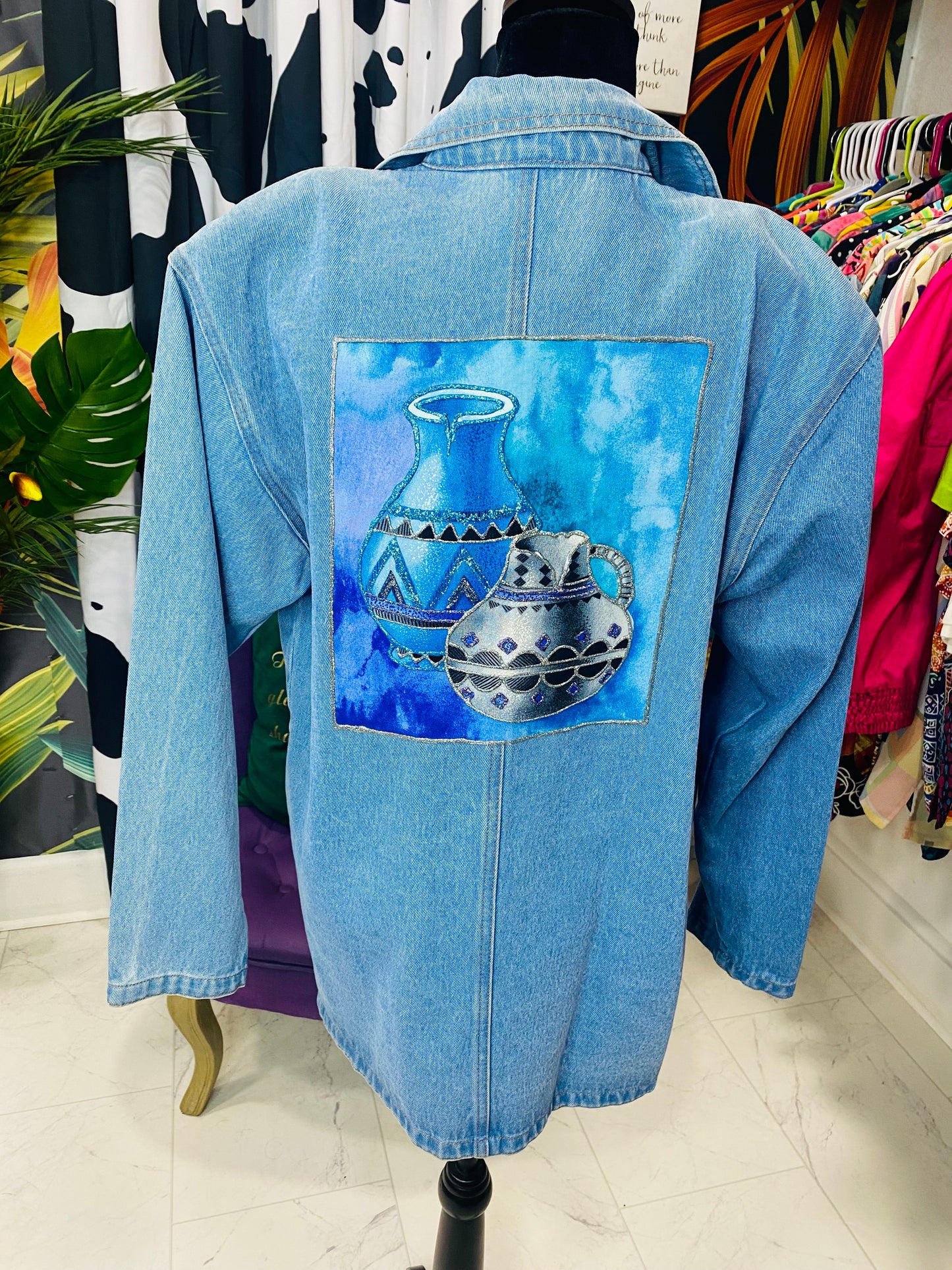 Vintage C•M•C Denim Blazer