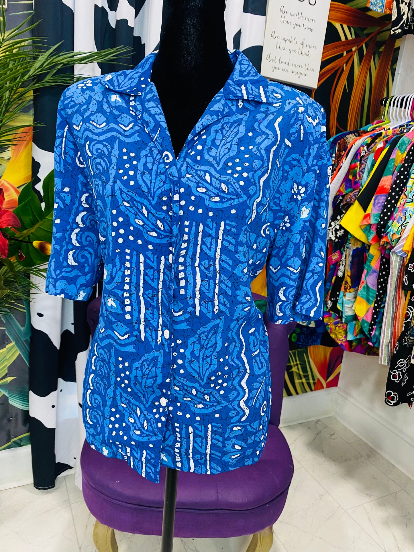 Vintage Short Sleeve Blouse
