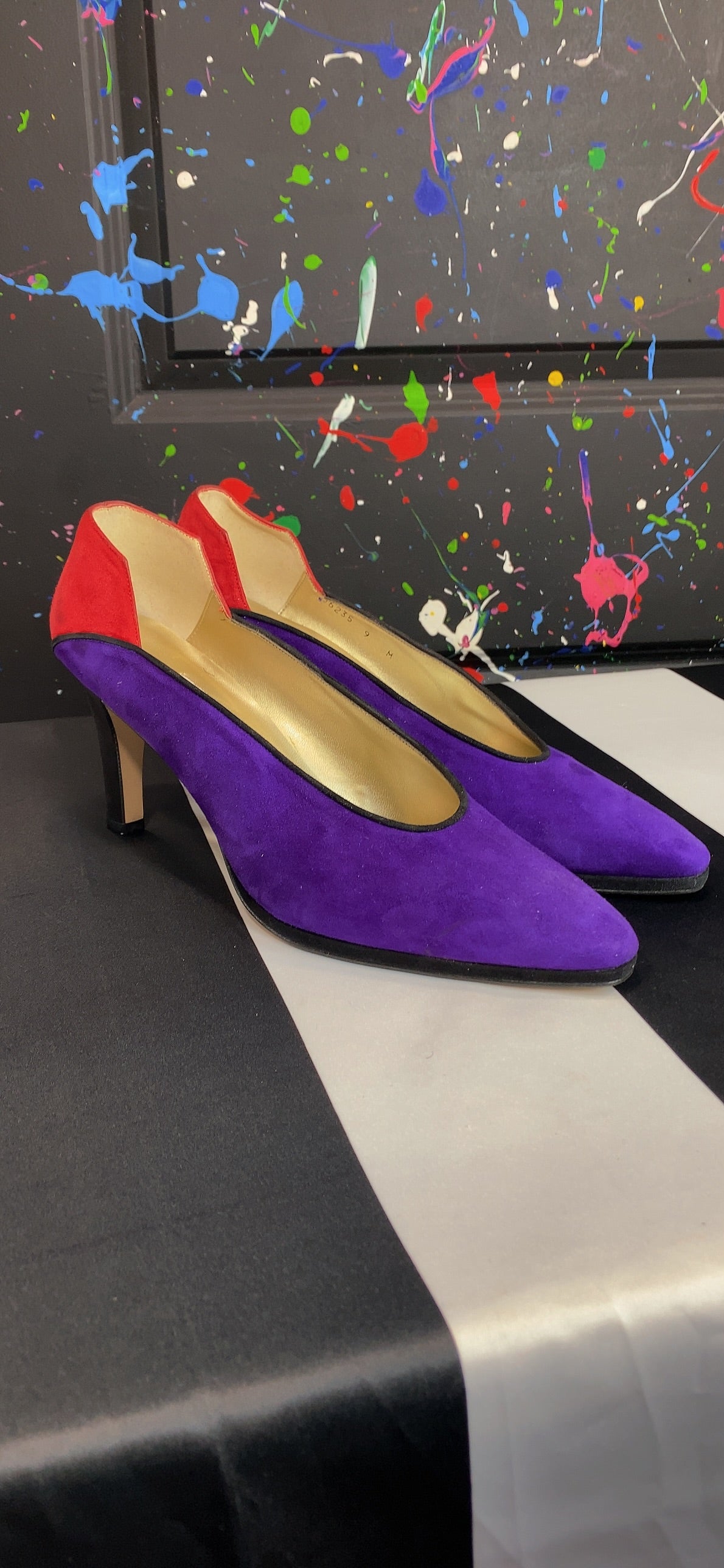 Vintage Proxy Colorblock Heels (9)