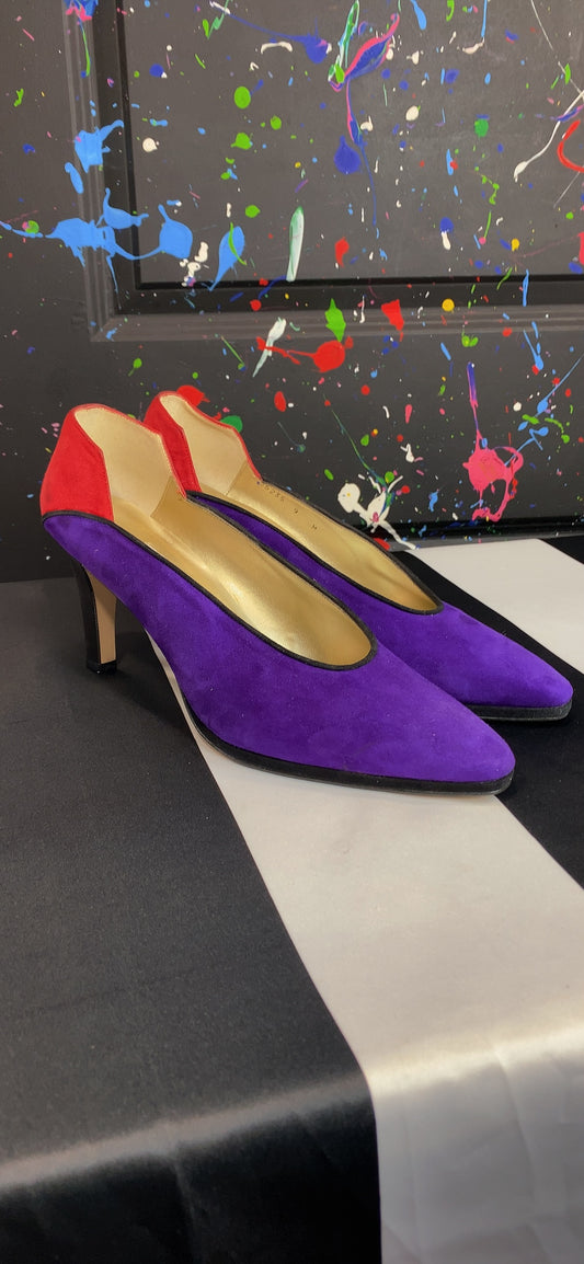 Vintage Proxy Colorblock Heels (9)