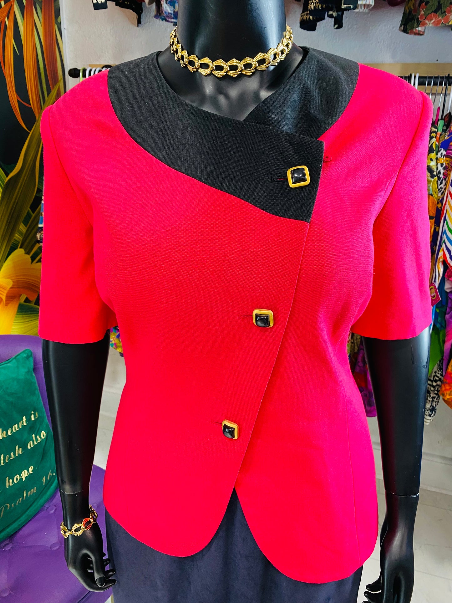 Vintage Short Sleeve Blazer