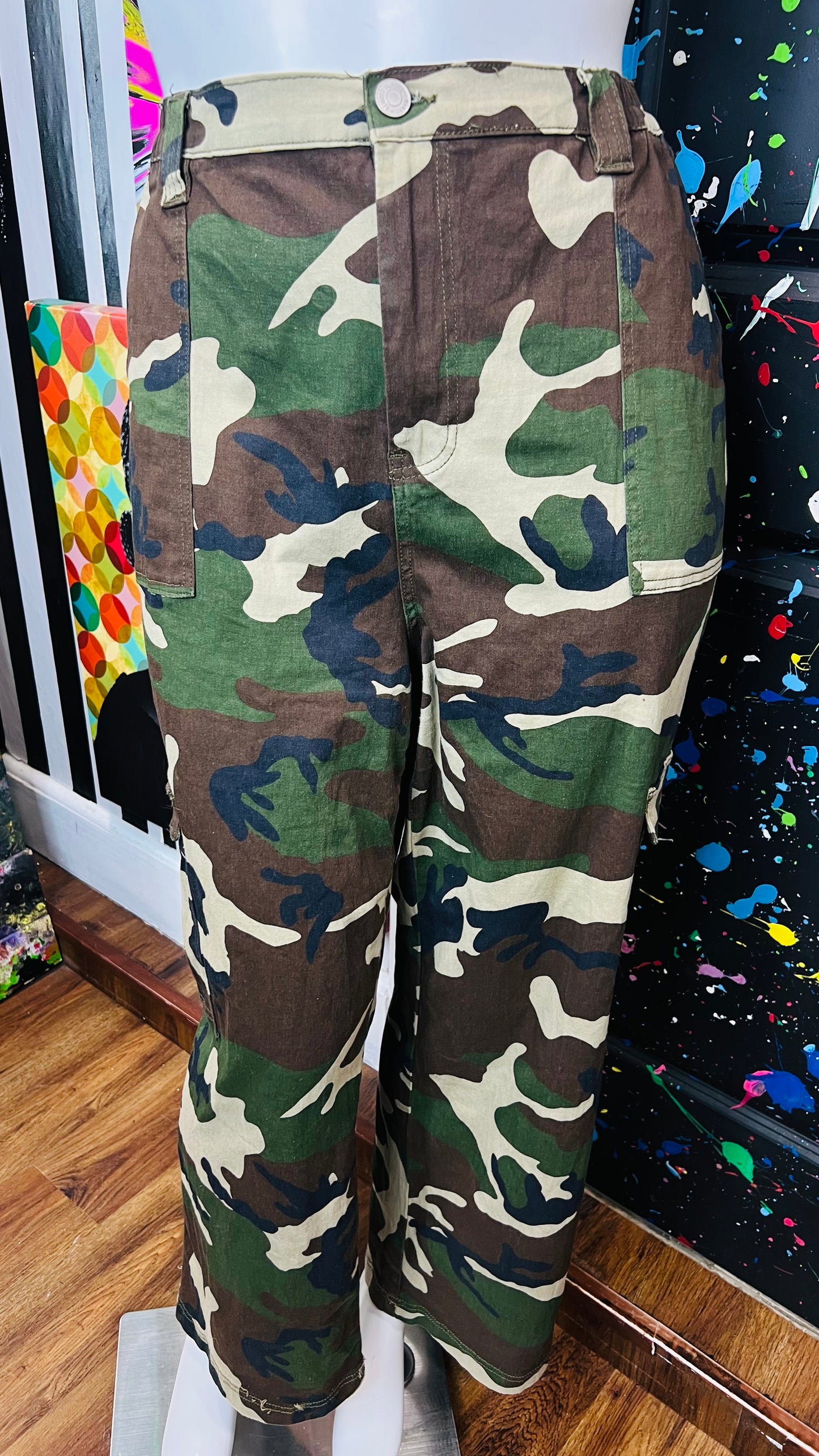 Camo Cargo Pants - Good Stretch (22)