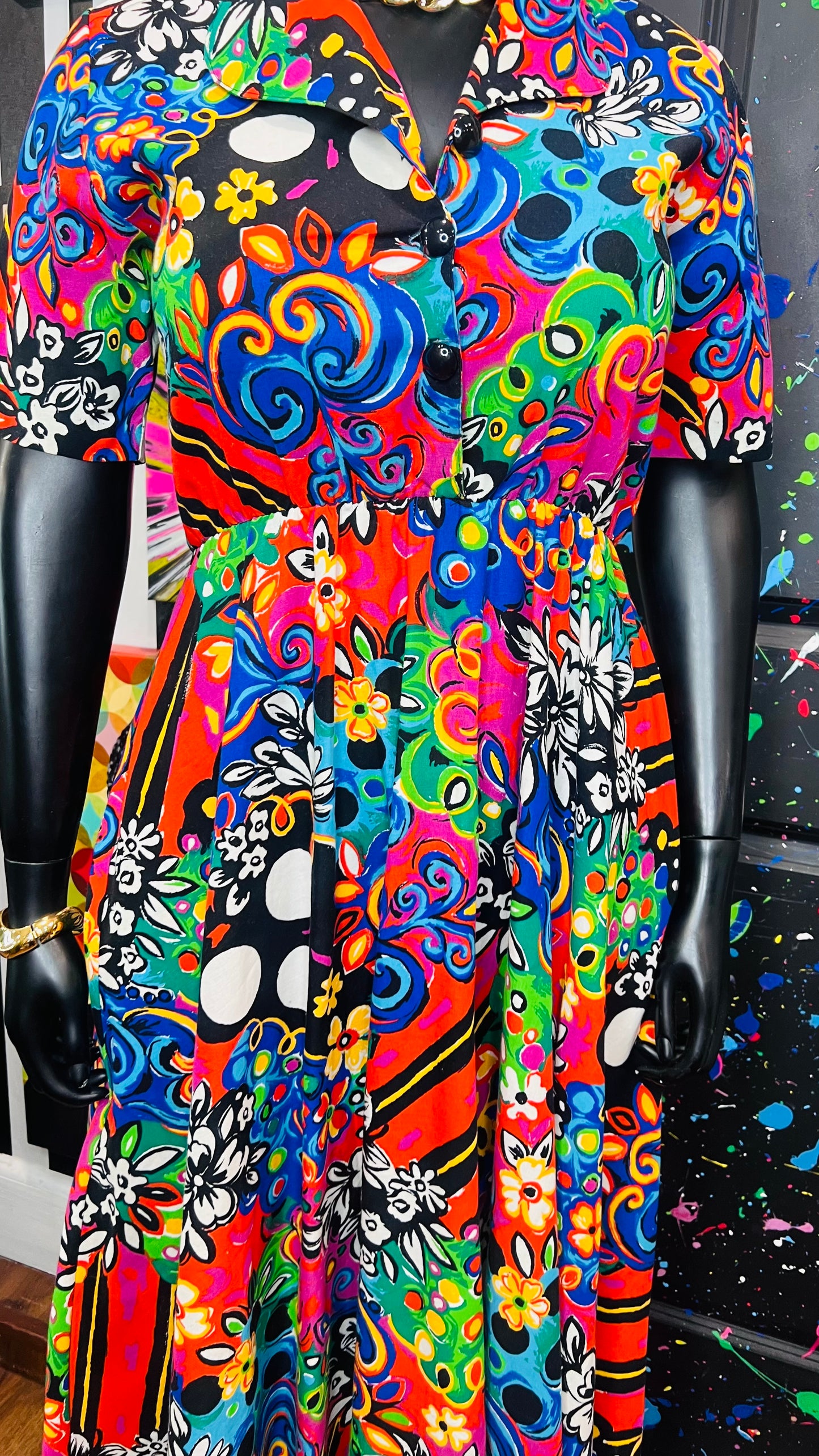 Vintage Abstract 80’s/90’s Dress (12)