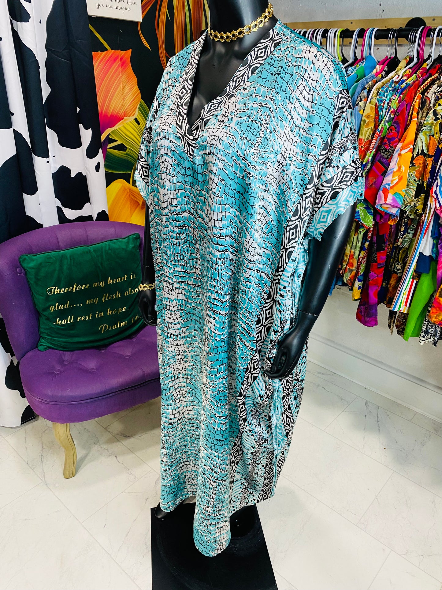Vintage Kaftan Dress
