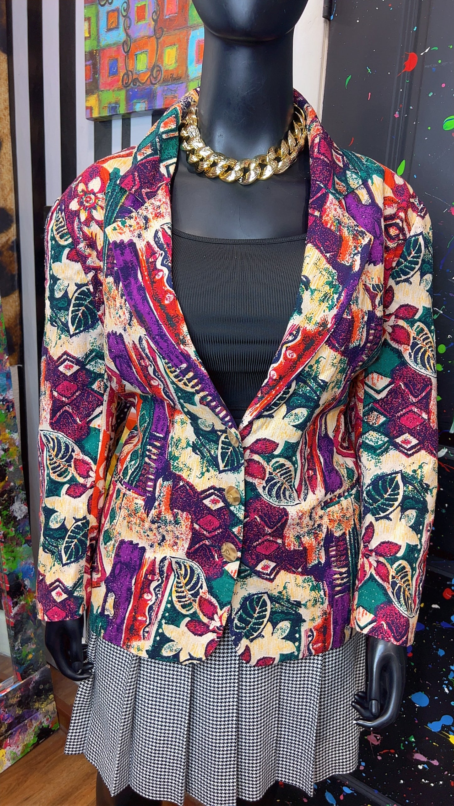 Vintage Abstract Blazer (22)