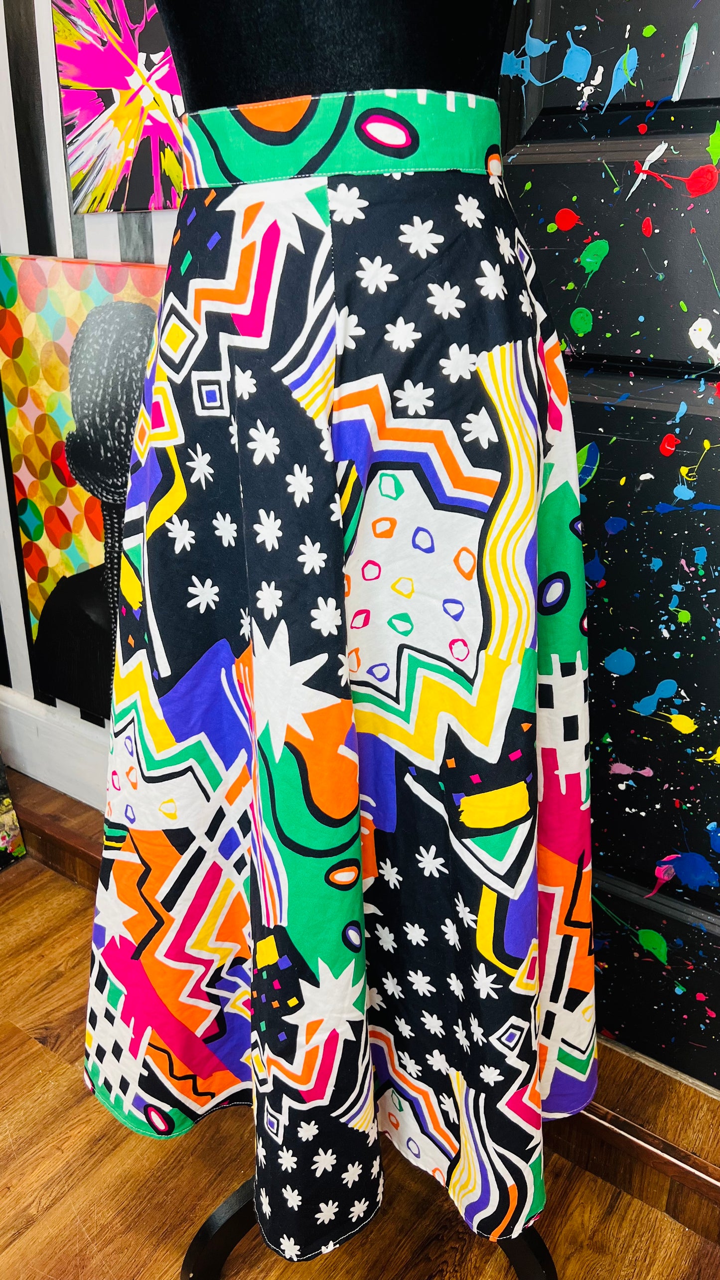 Vintage Abstract Skirt (12)