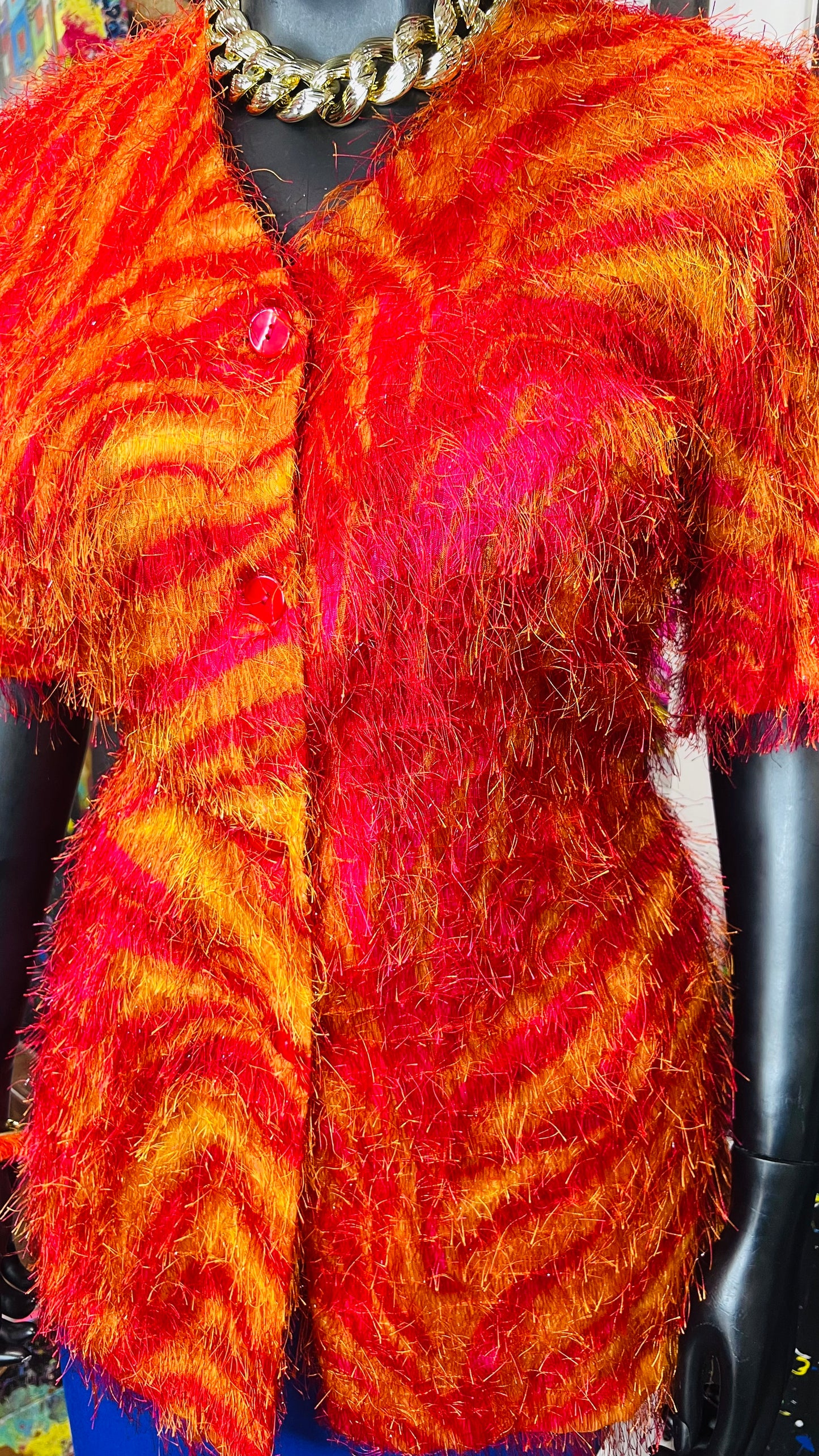 Vintage ‘Strawberry Lemonade’ Shaggy Blouse (18)
