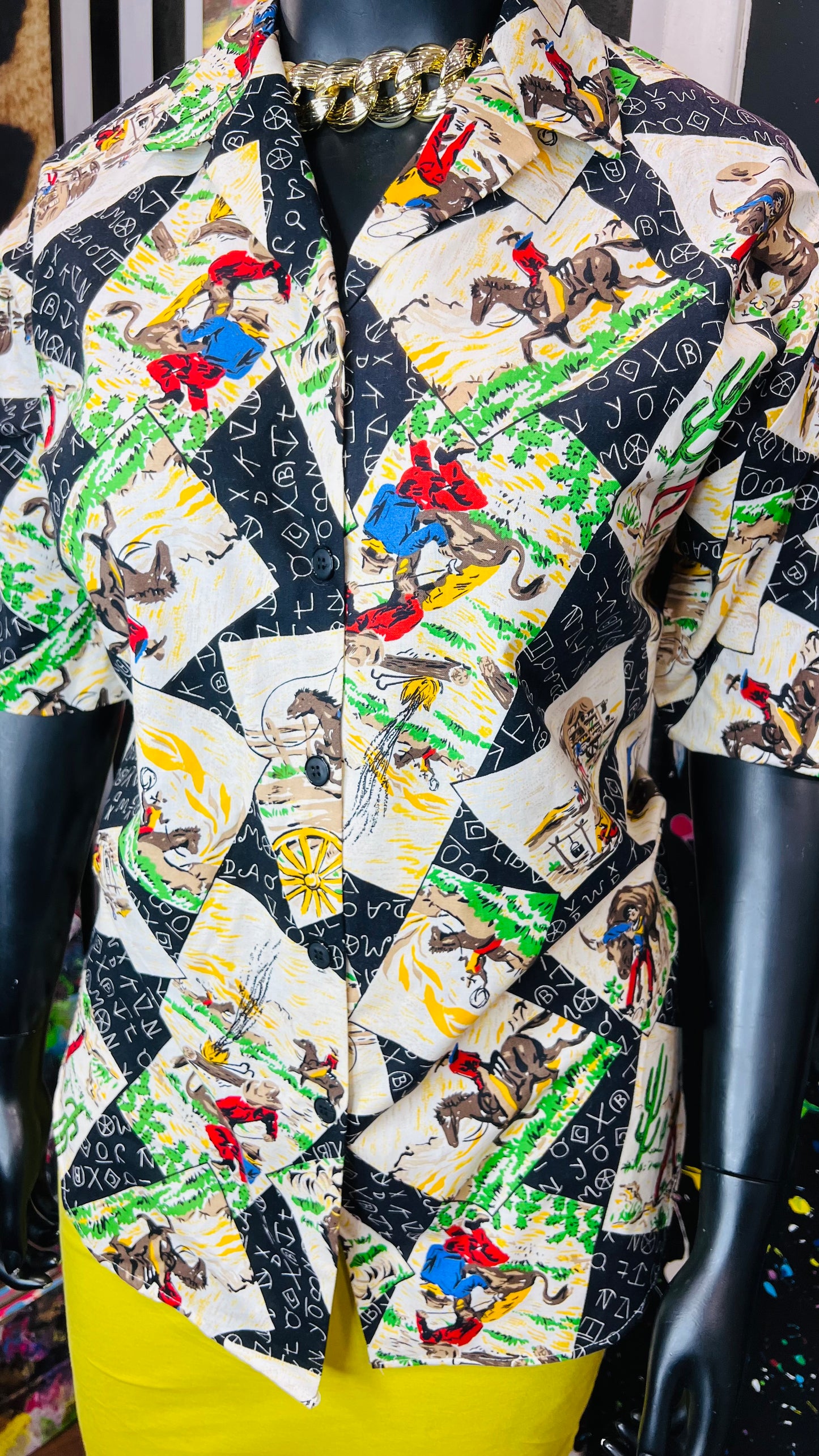 Vintage Cotton Cowboy Blouse (20)