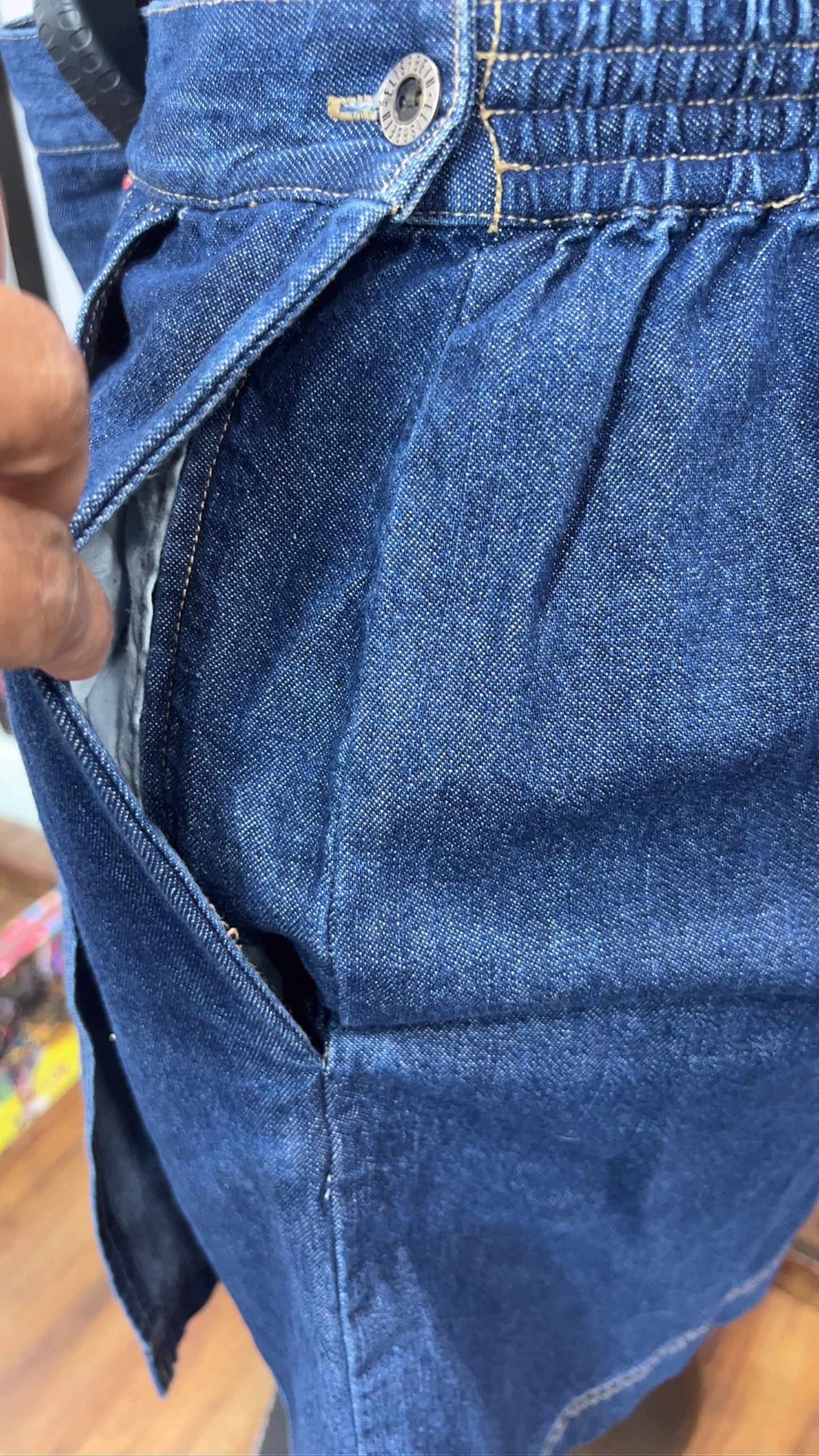 Vintage Dark Wash Denim Skort (20)