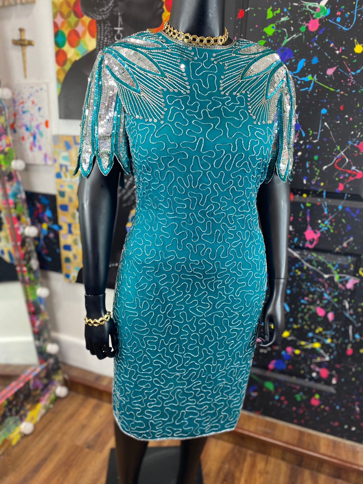 Vintage Sequin Dress