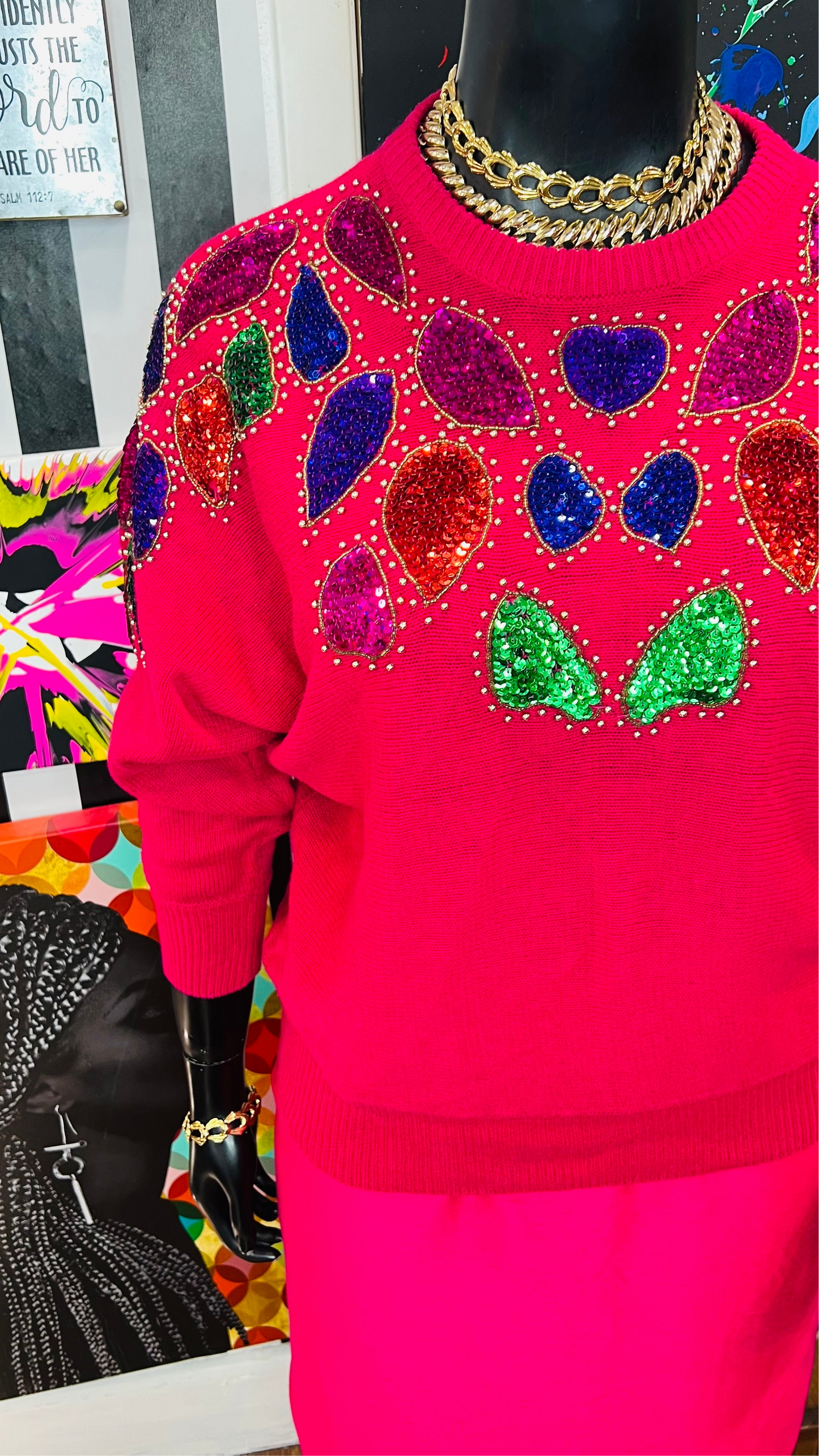 Vintage Diana Marco Sweater (22W)