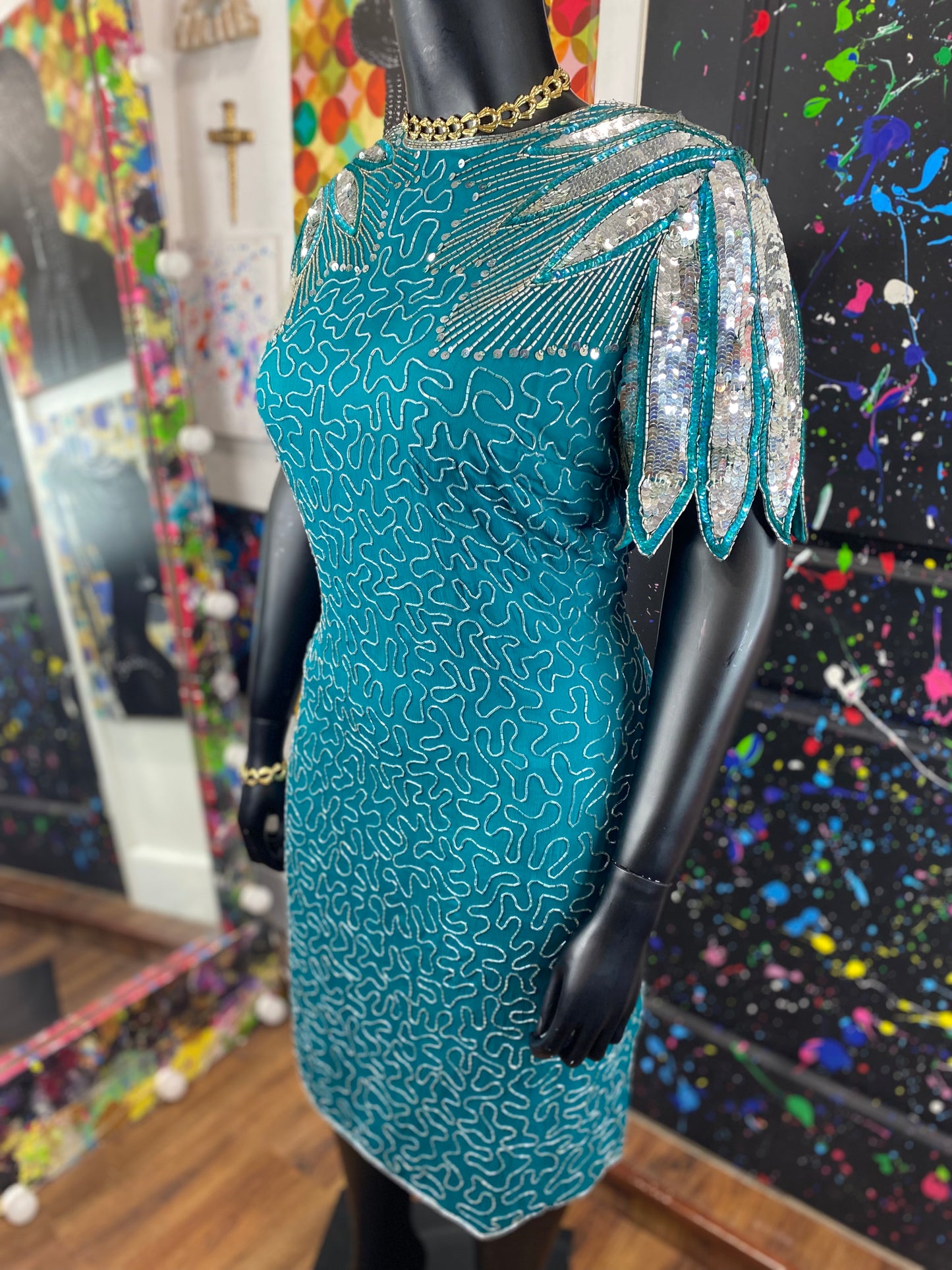 Vintage Sequin Dress