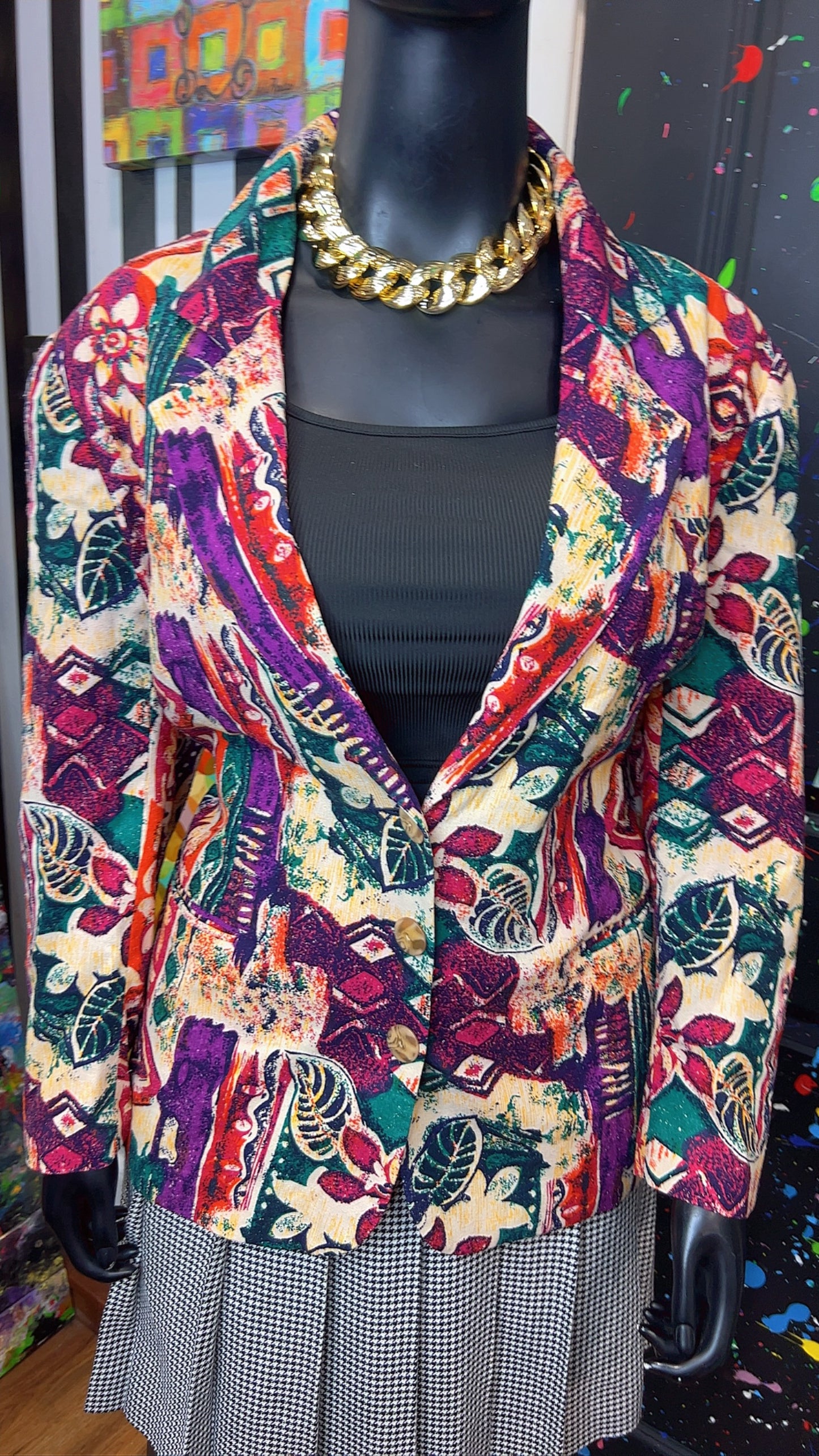 Vintage Abstract Blazer (22)