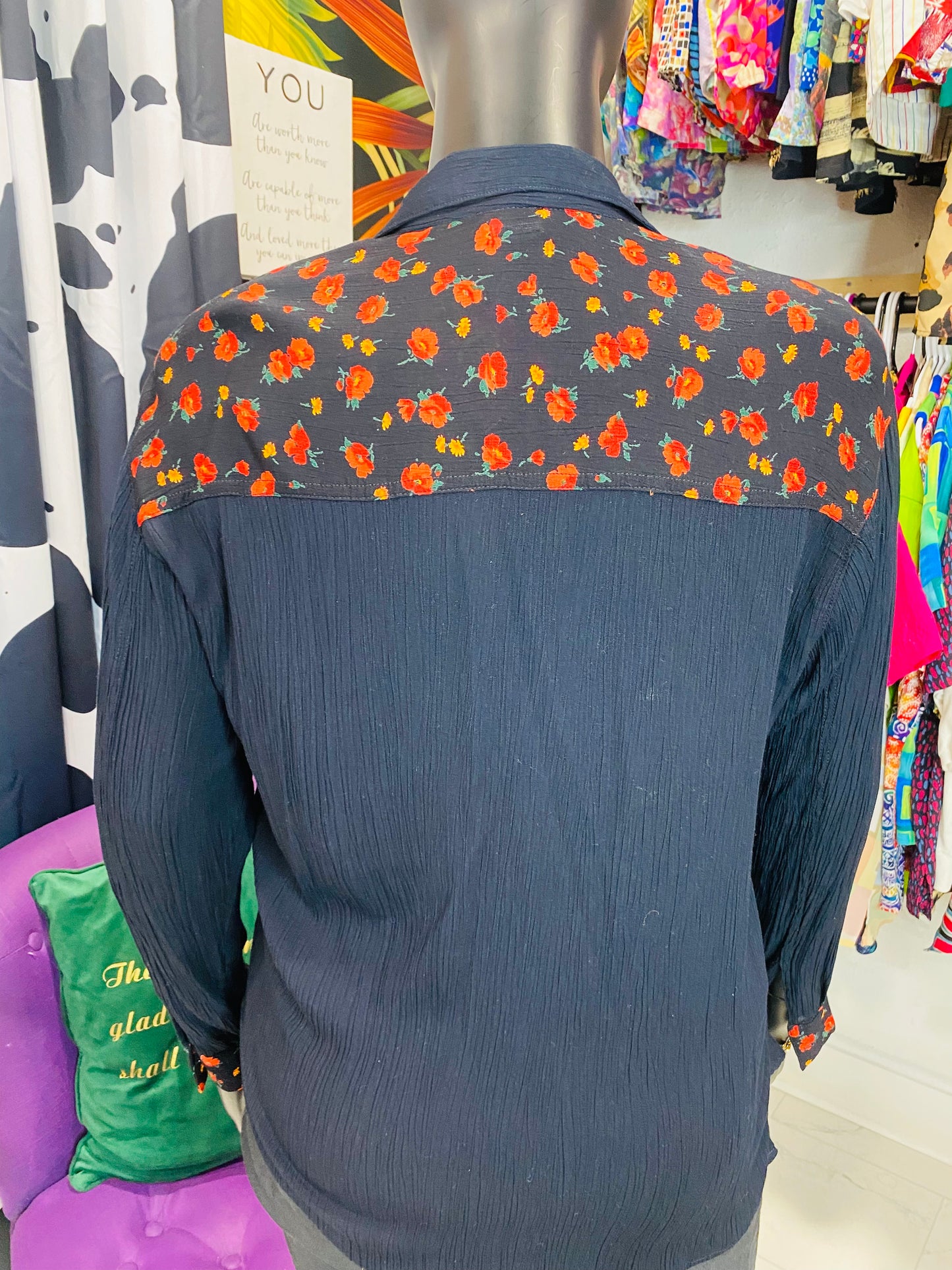 Vintage Carole Little Long Sleeve Blouse