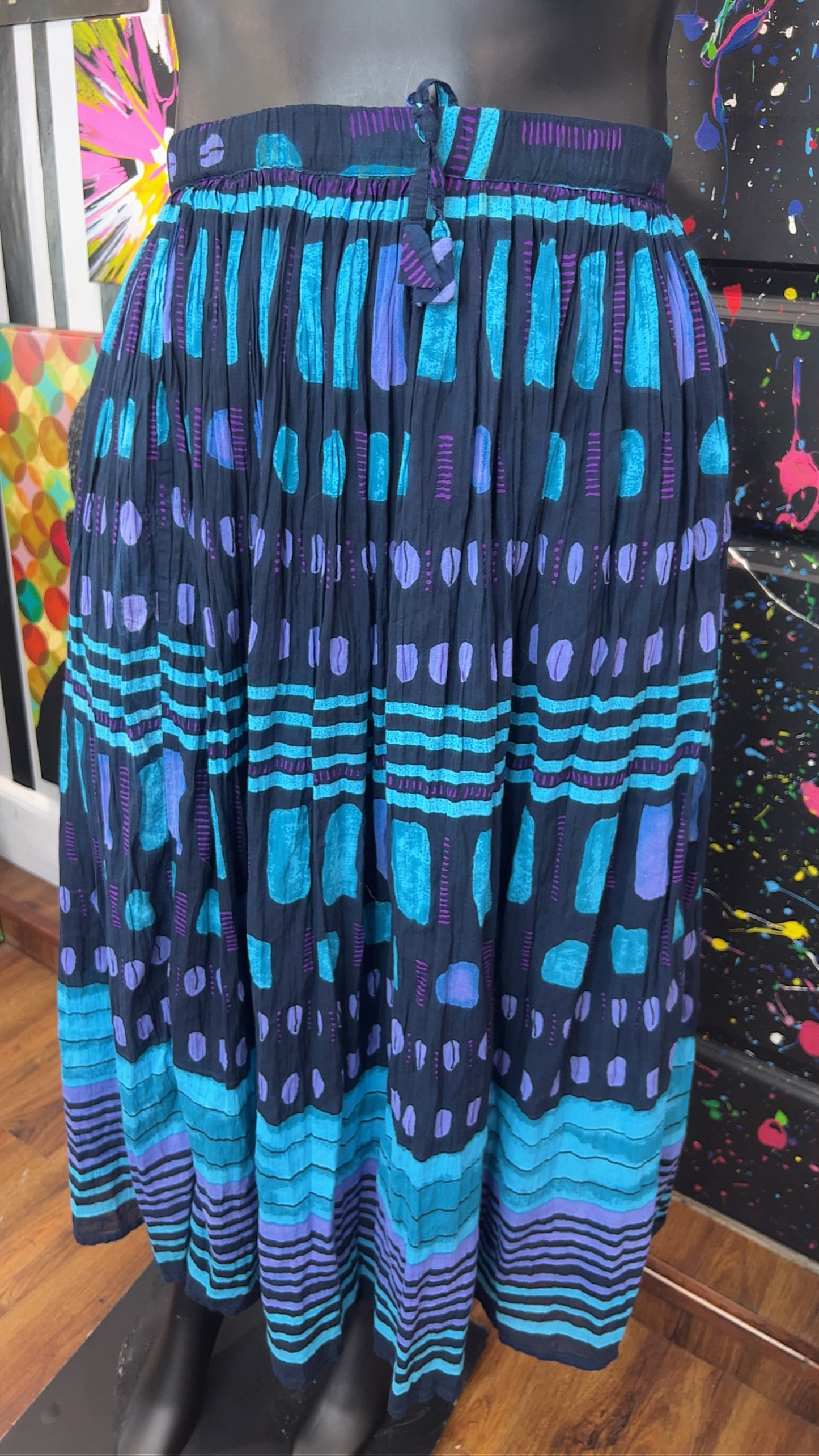 Vintage Rayon Skirt (22)