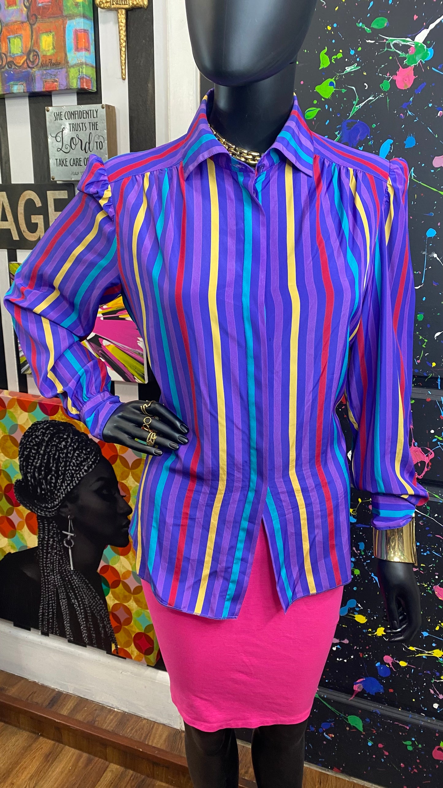 Vintage St John Blouse (12)