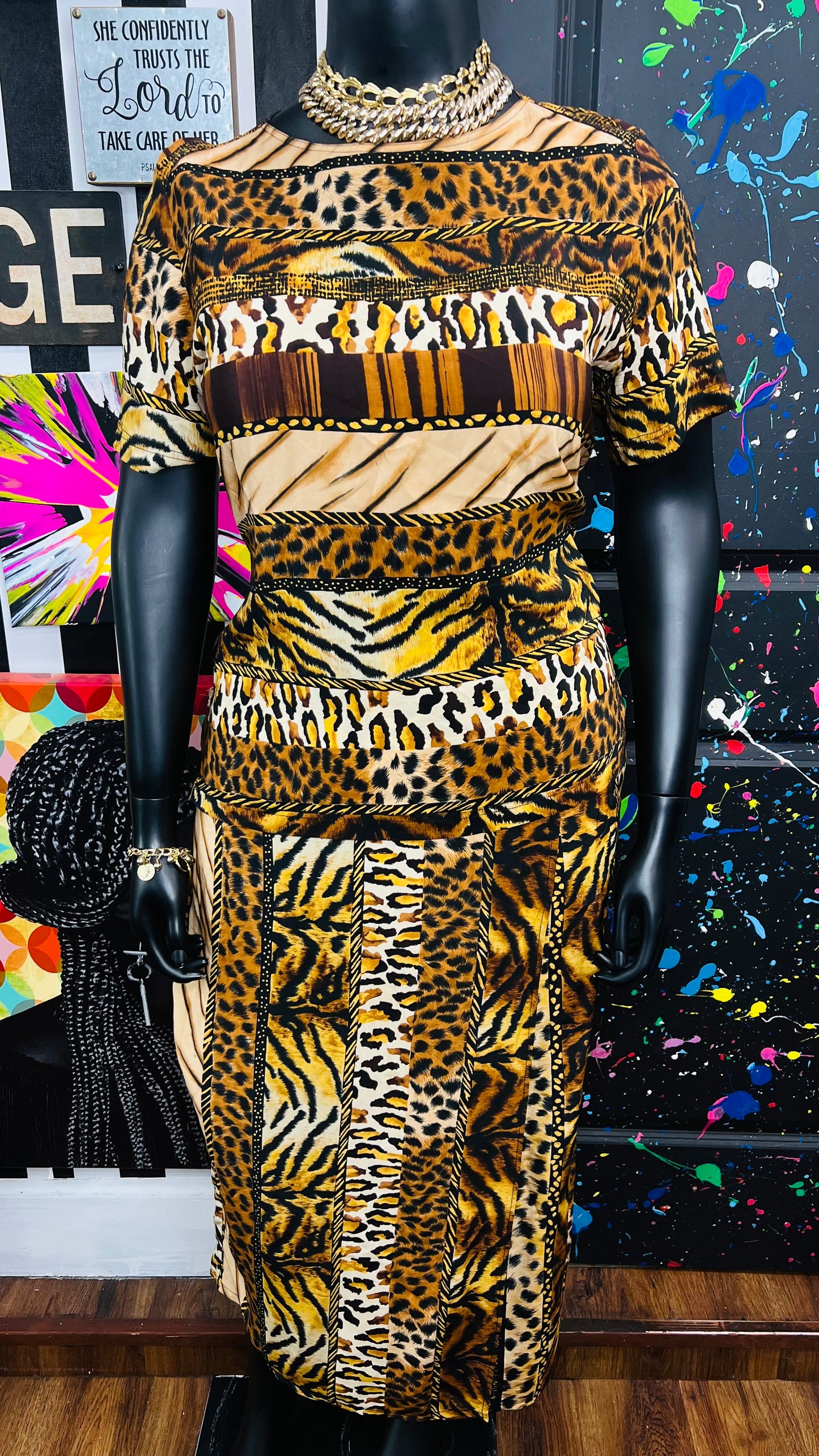 Vintage 100% Silk Diane Gilman Skirt Set (14)