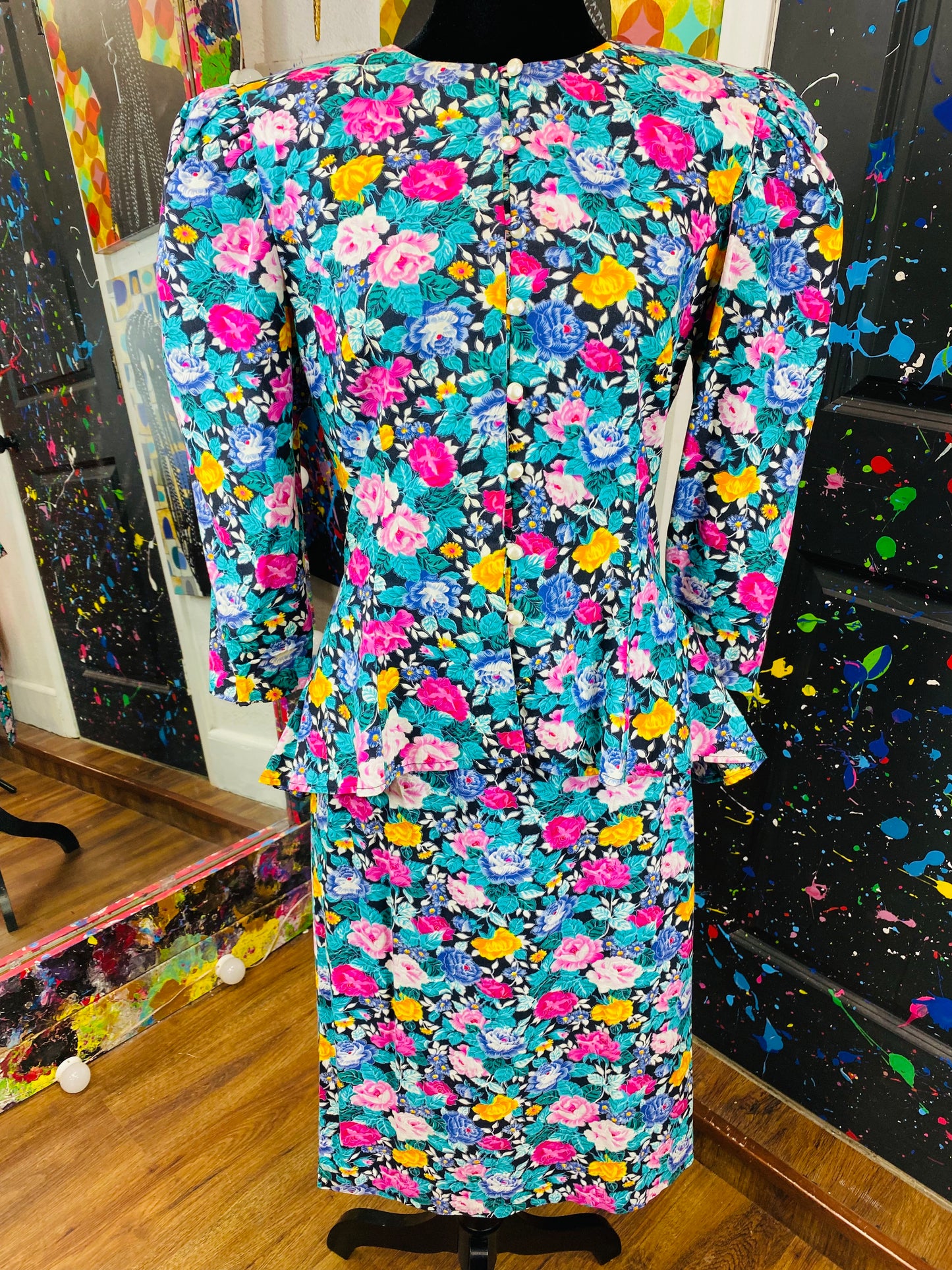 Vintage 2 piece skirt set