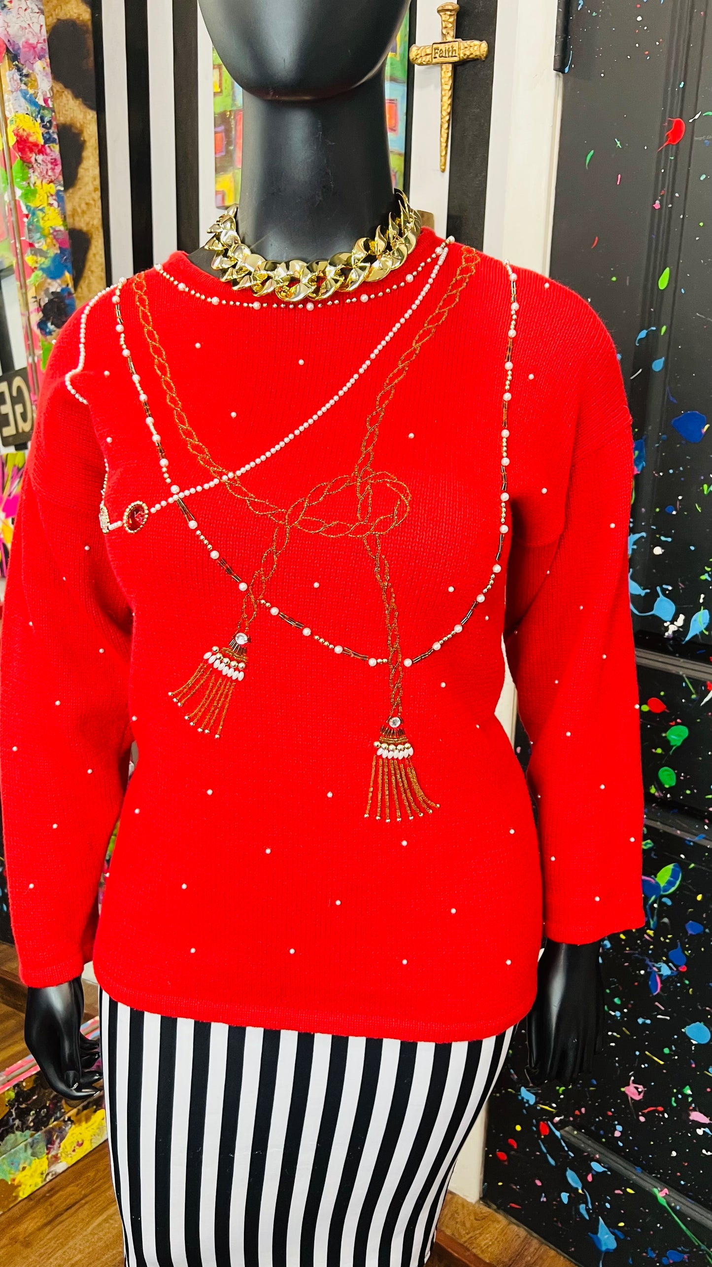 Vintage Sequin Sweater (18)