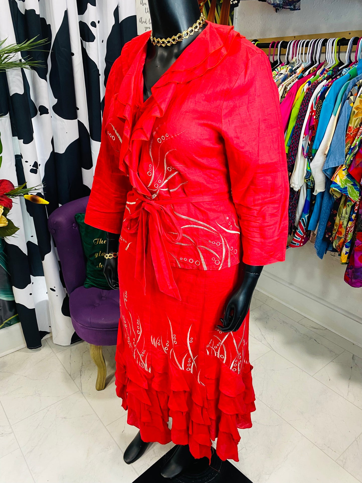 Vintage 3 Piece Skirt Set