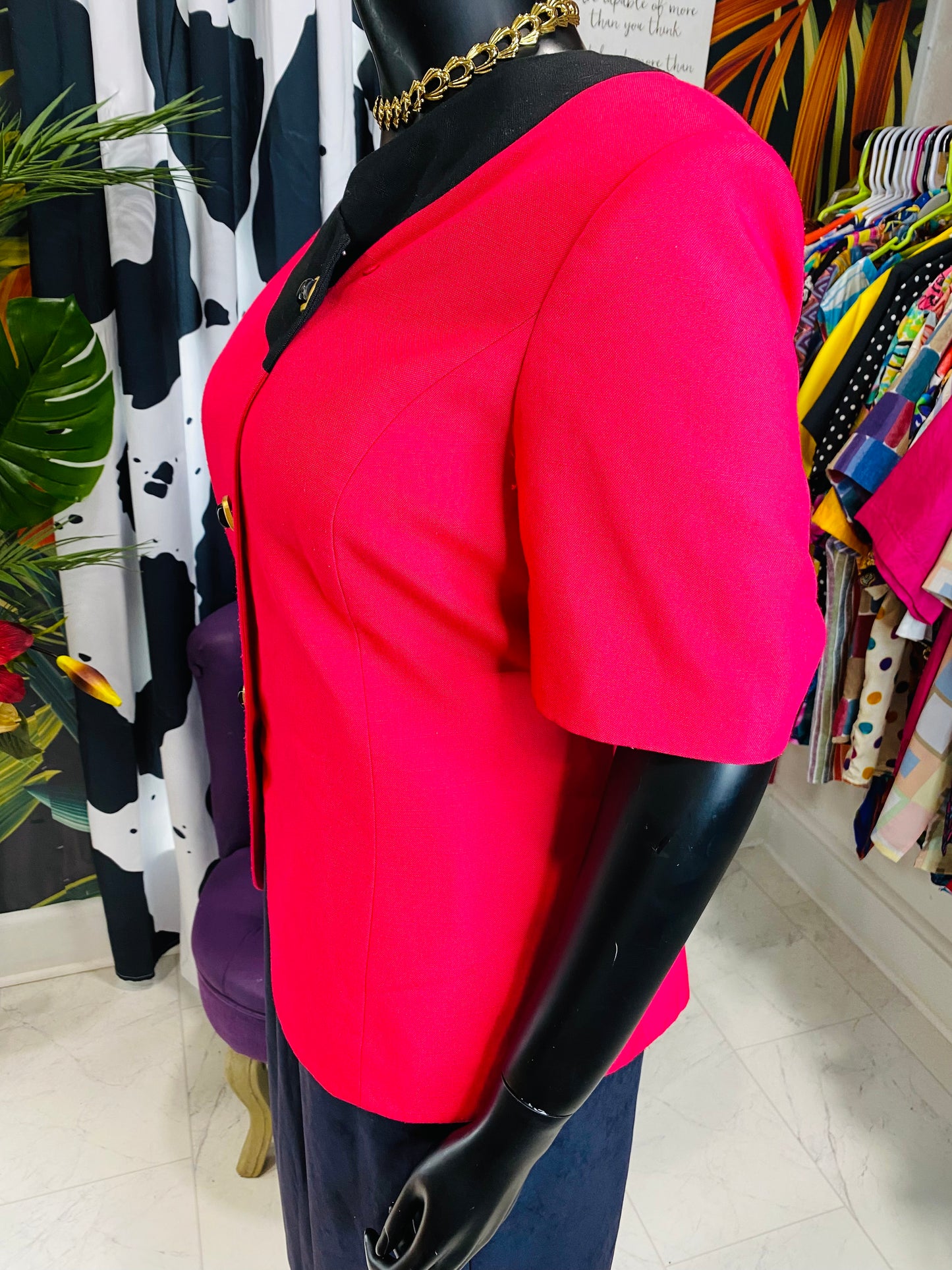Vintage Short Sleeve Blazer