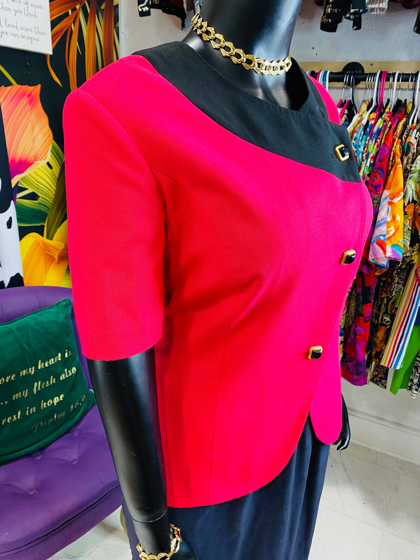 Vintage Short Sleeve Blazer