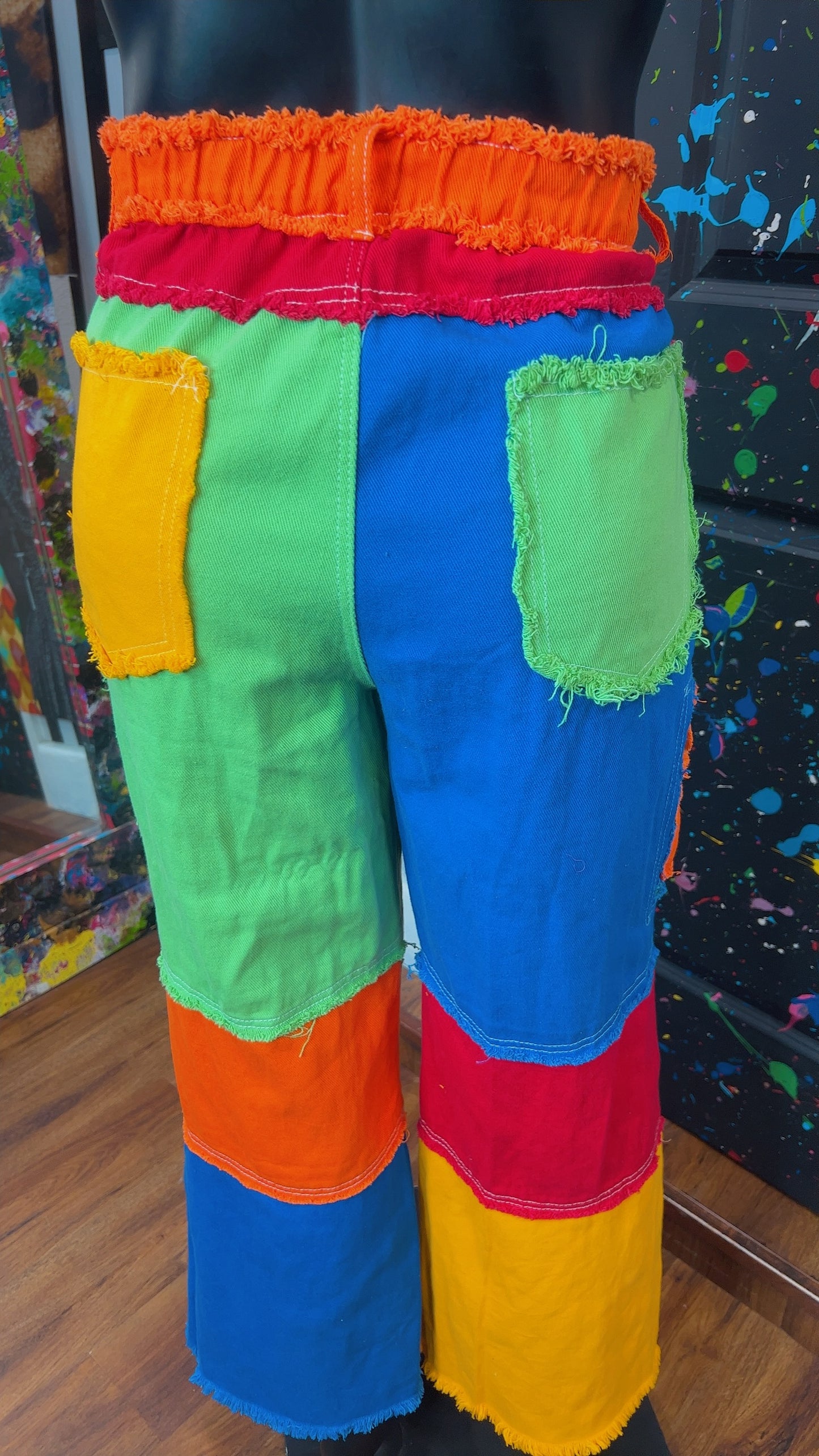 Colorblock Patchwork Jeans (18)