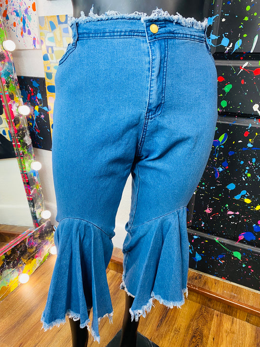 Denim Flair leg Culottes