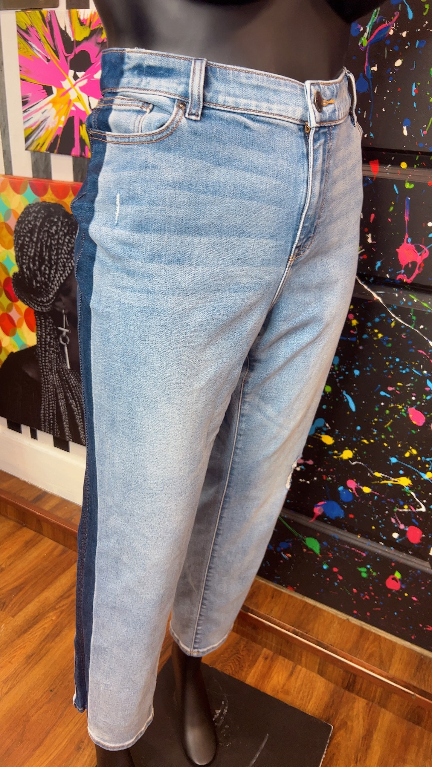 Lane Bryant Two Tone Jeans (24)