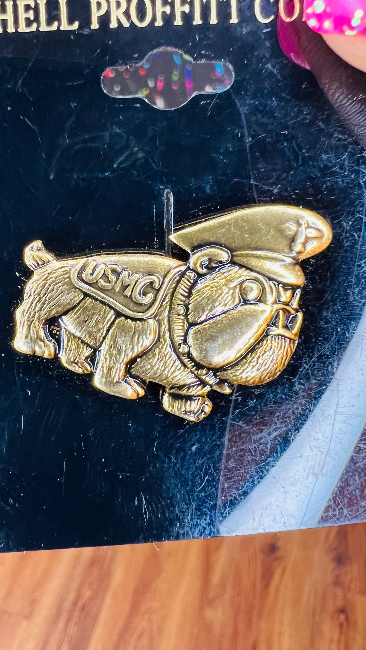 Vintage English Bulldog Pin (Metal)