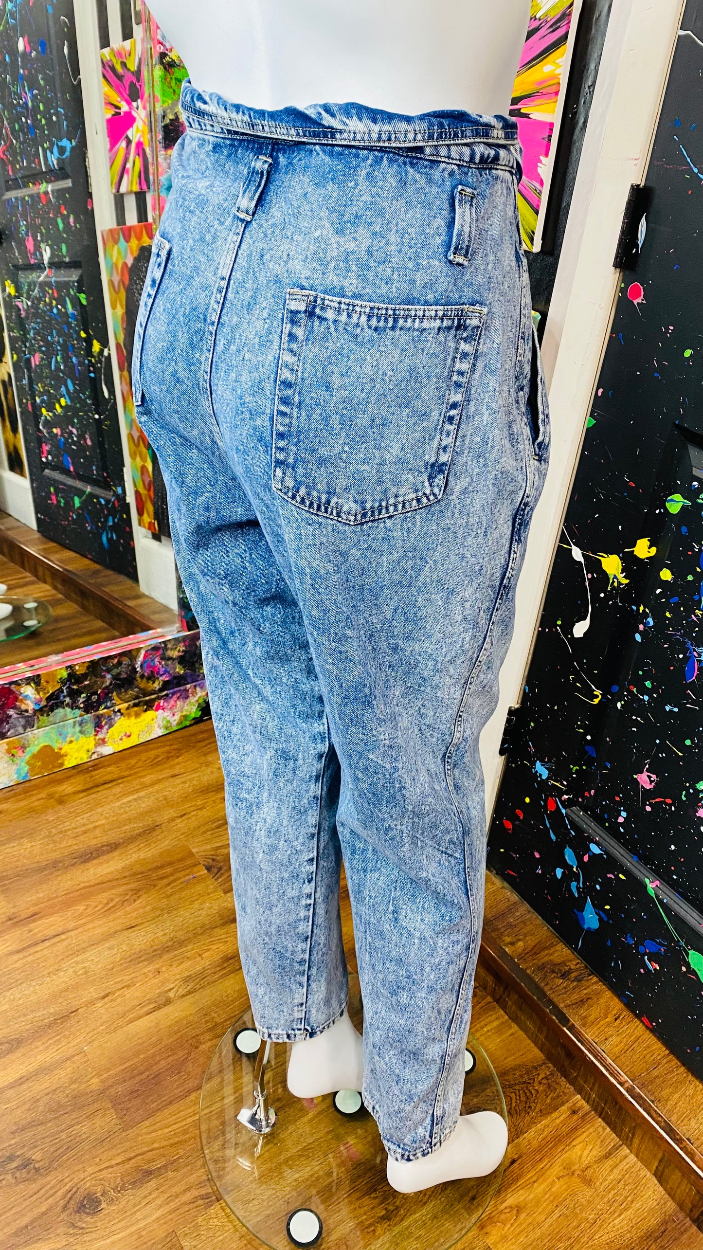Vintage High Waist Jeans (22)- Fits Like 14/16