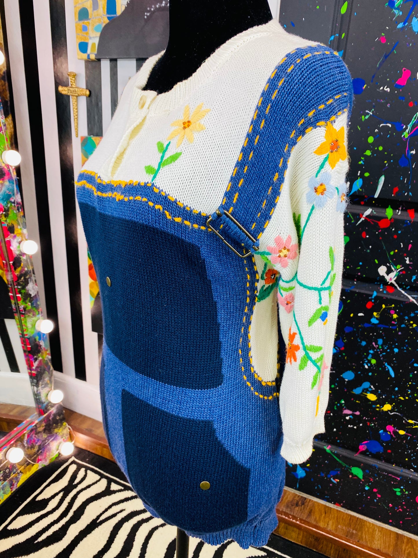 Vintage Carducci 3/4 Sleeve Sweater