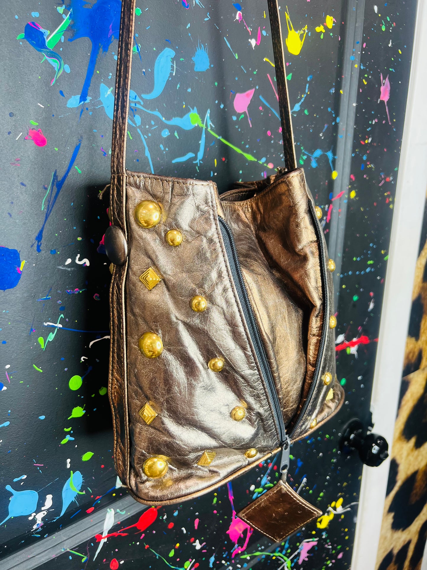 Studded Vintage Bag