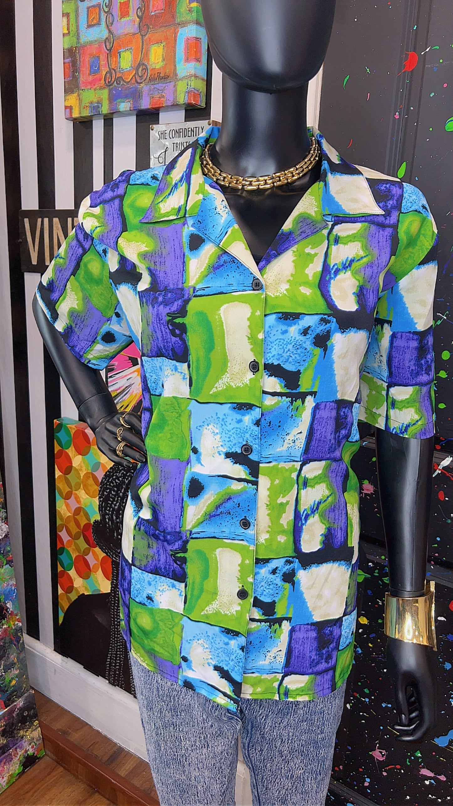 Vintage Block Blouse (18)