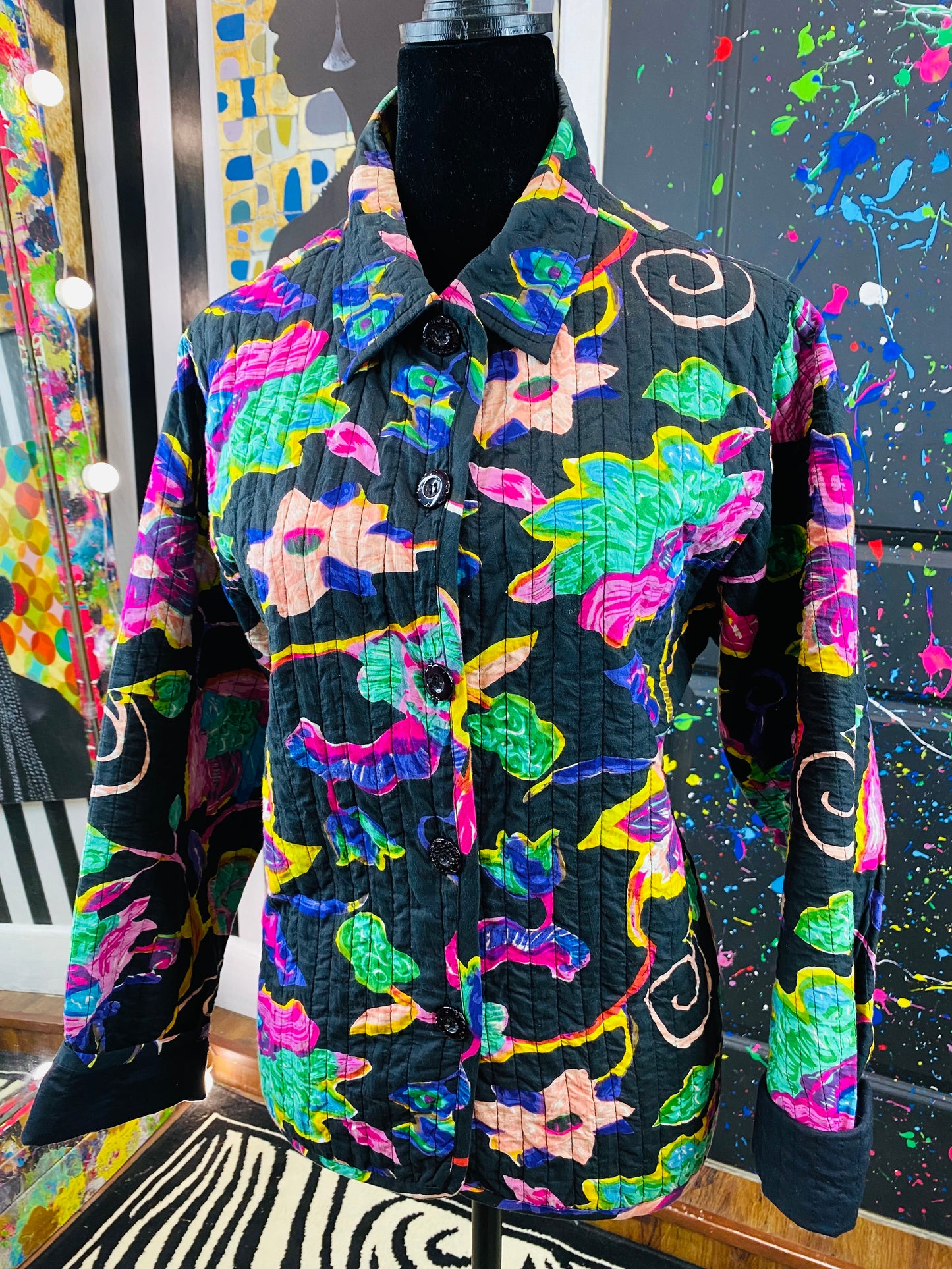 Vintage New Directions Quilted Blazer