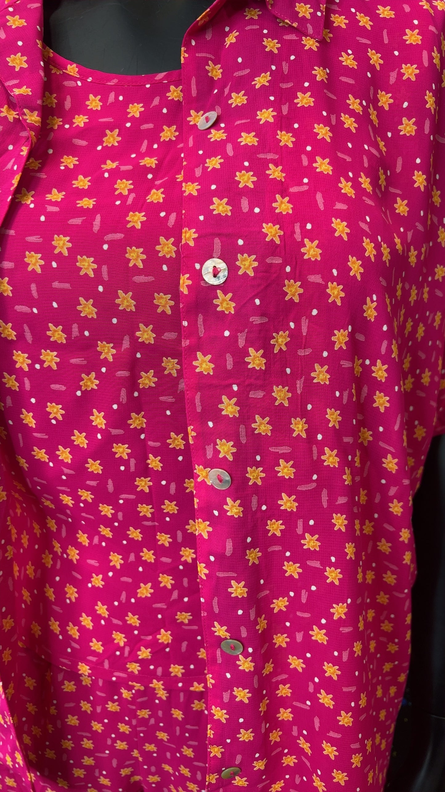 Vintage Three Piece Pink & White Polka Dot Pants Set (16)