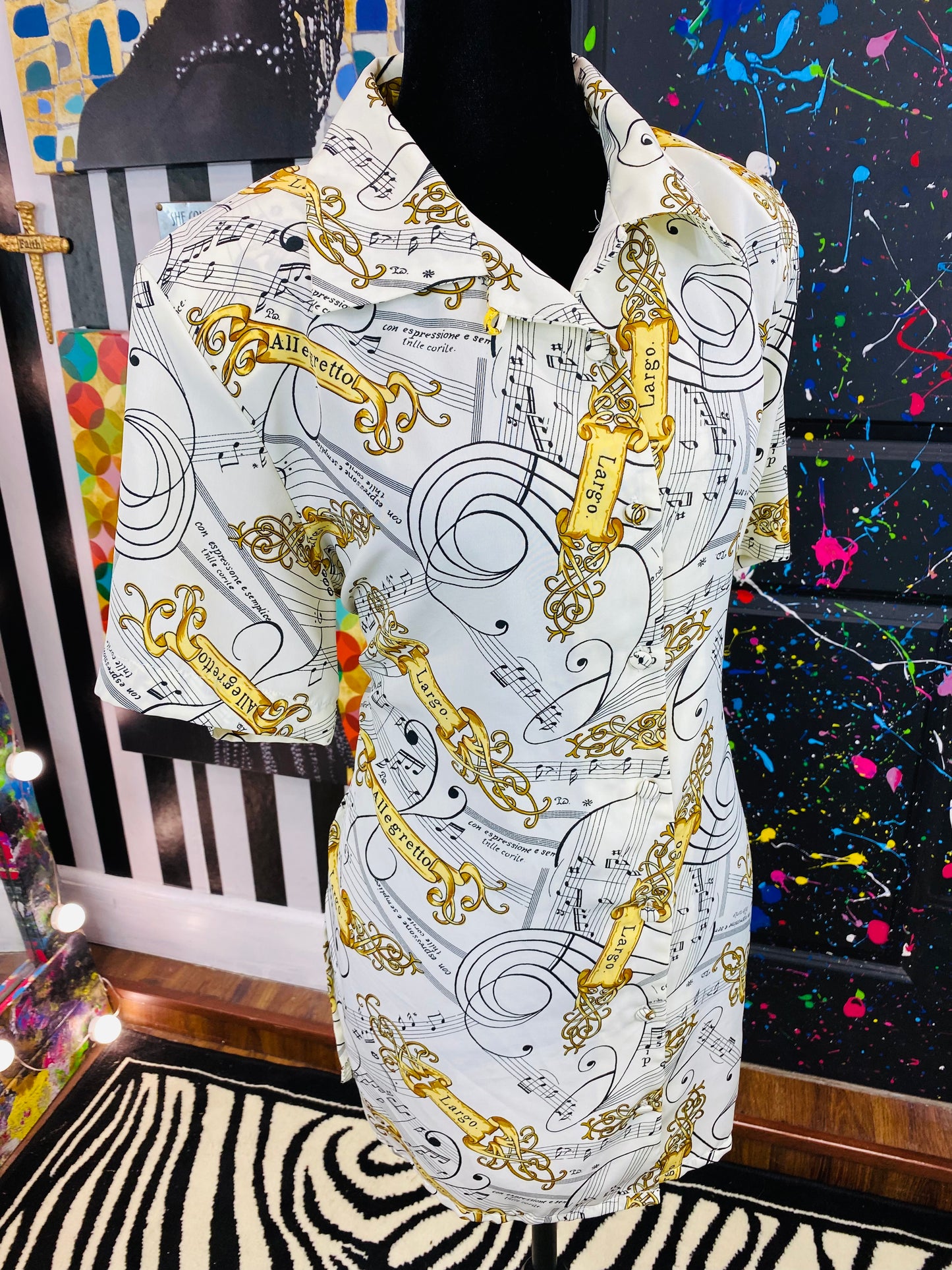 Vintage Jordan Short Sleeve Blouse