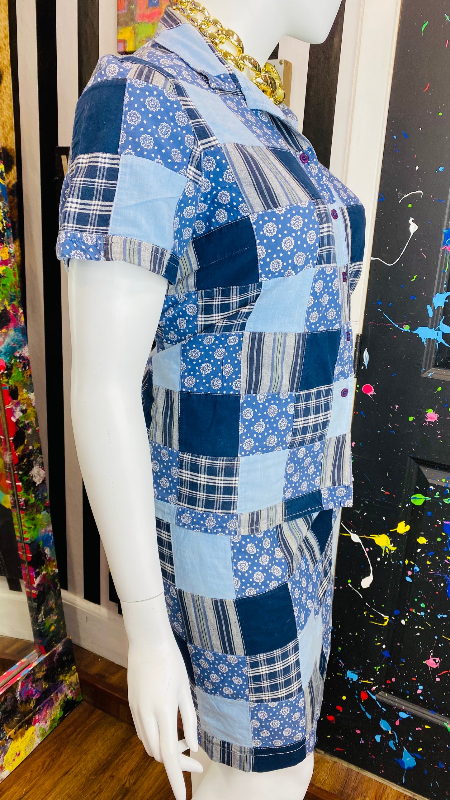 Vintage Patchwork Skirt Set (16)
