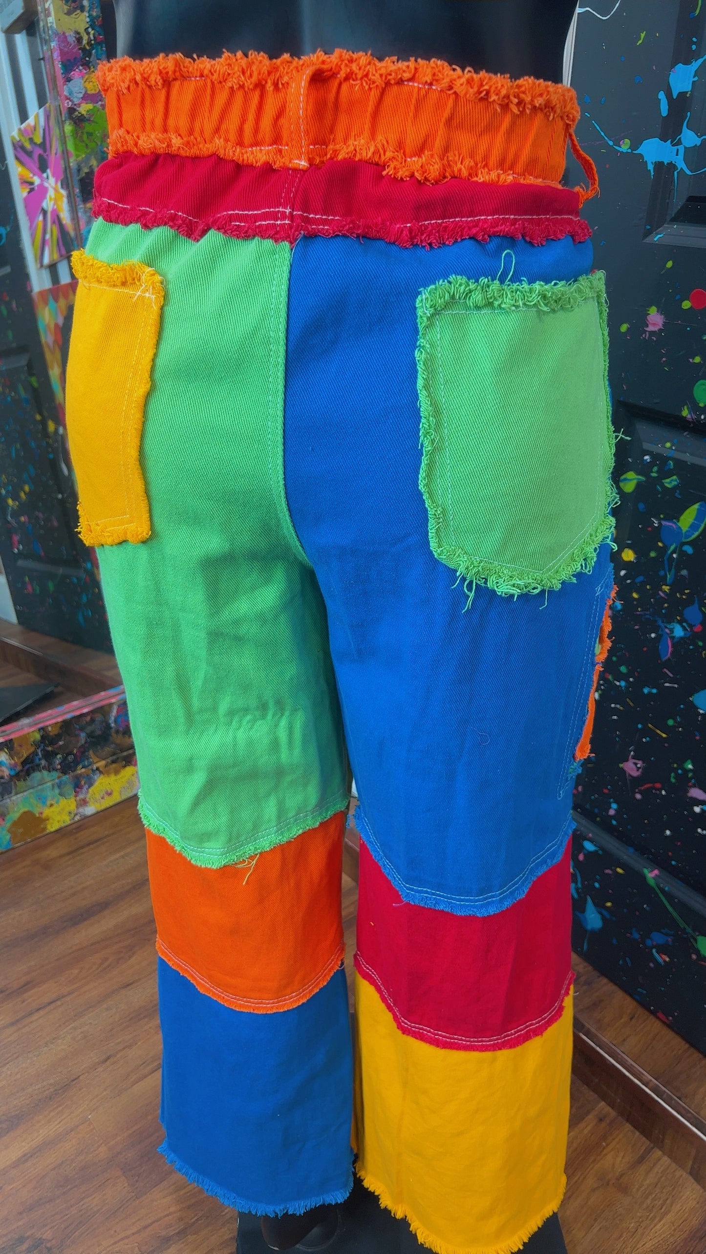 Colorblock Patchwork Jeans (18)